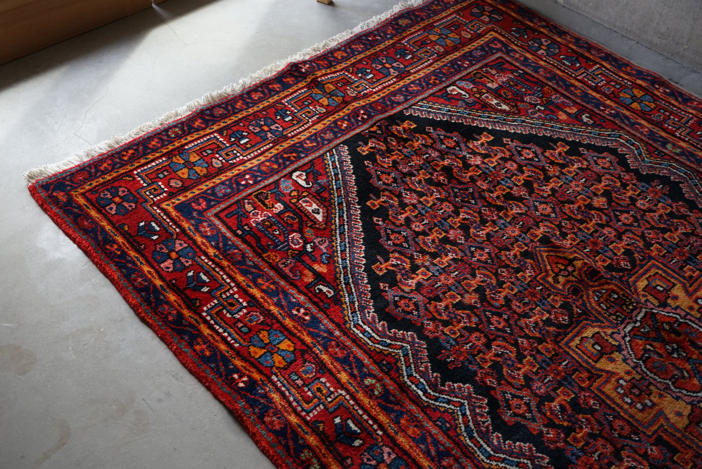 店頭販売 IRAN ANTIQUE ZANJAN 1920年代 220 × 135 cm