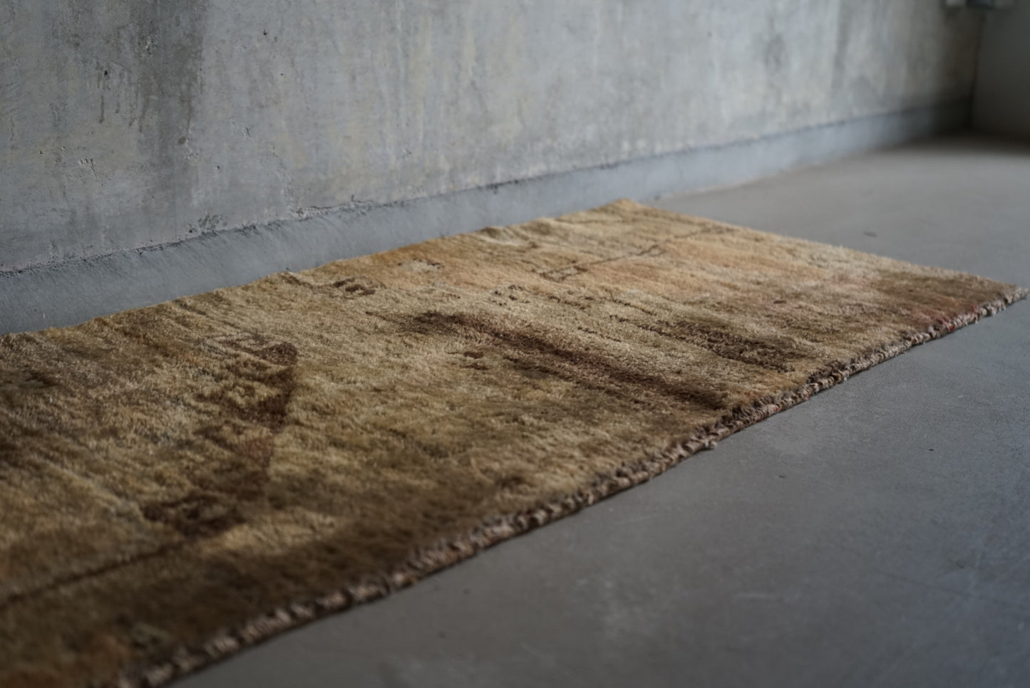 Türkiye Old Oushak Beige Fragment Runner  1970年代  152 × 42 cm No.TR25239