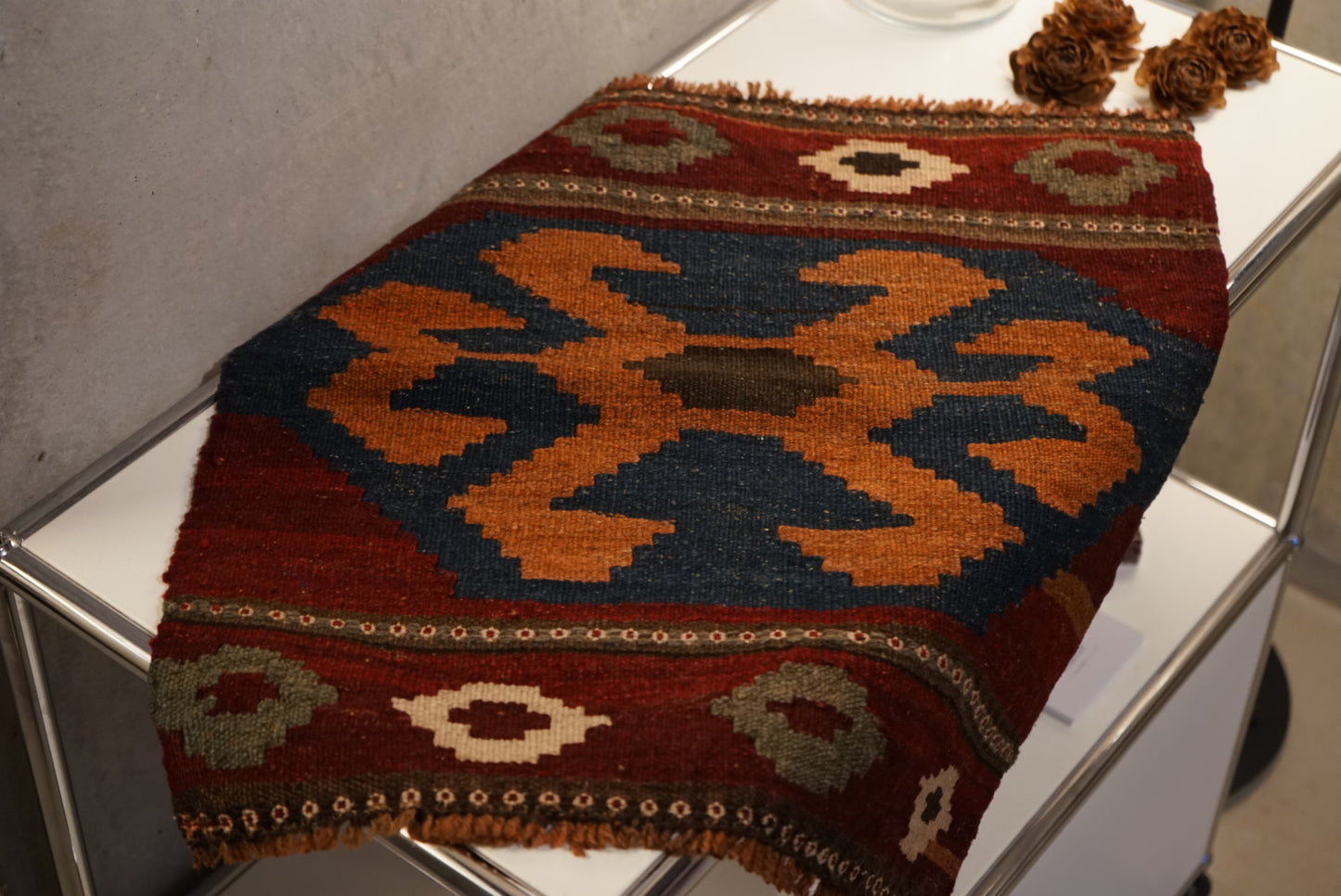 Türkiye Old Kilim Small size 1970年代 52 × 50 cm No.TR25234