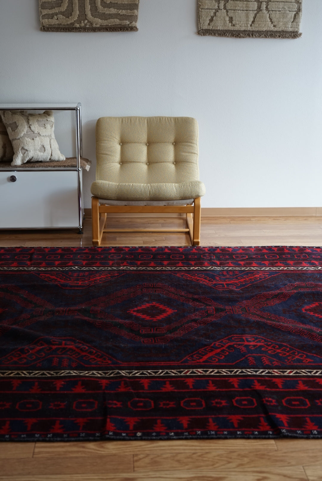 Afghanistan Vintage Baluch Zanjir 1980年代 358 × 190 cm  No.AF2530