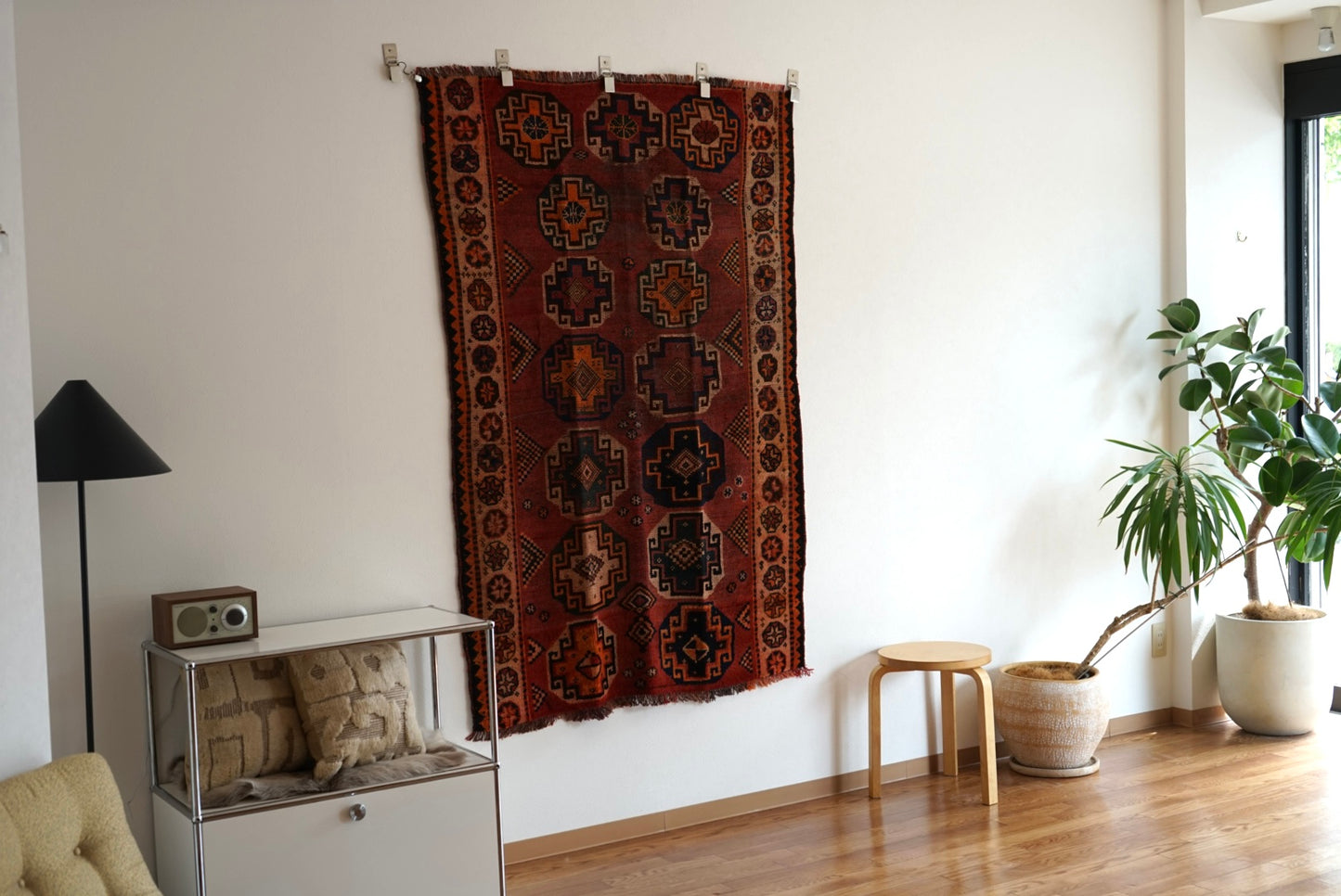 店頭販売 Iran Antique Qashqai Shiraz 1840年代 172 × 115 cm