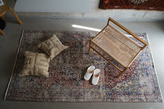 TURKEY OLD ISPARTA RED 1970年代 218 × 118 cm No.TR25144