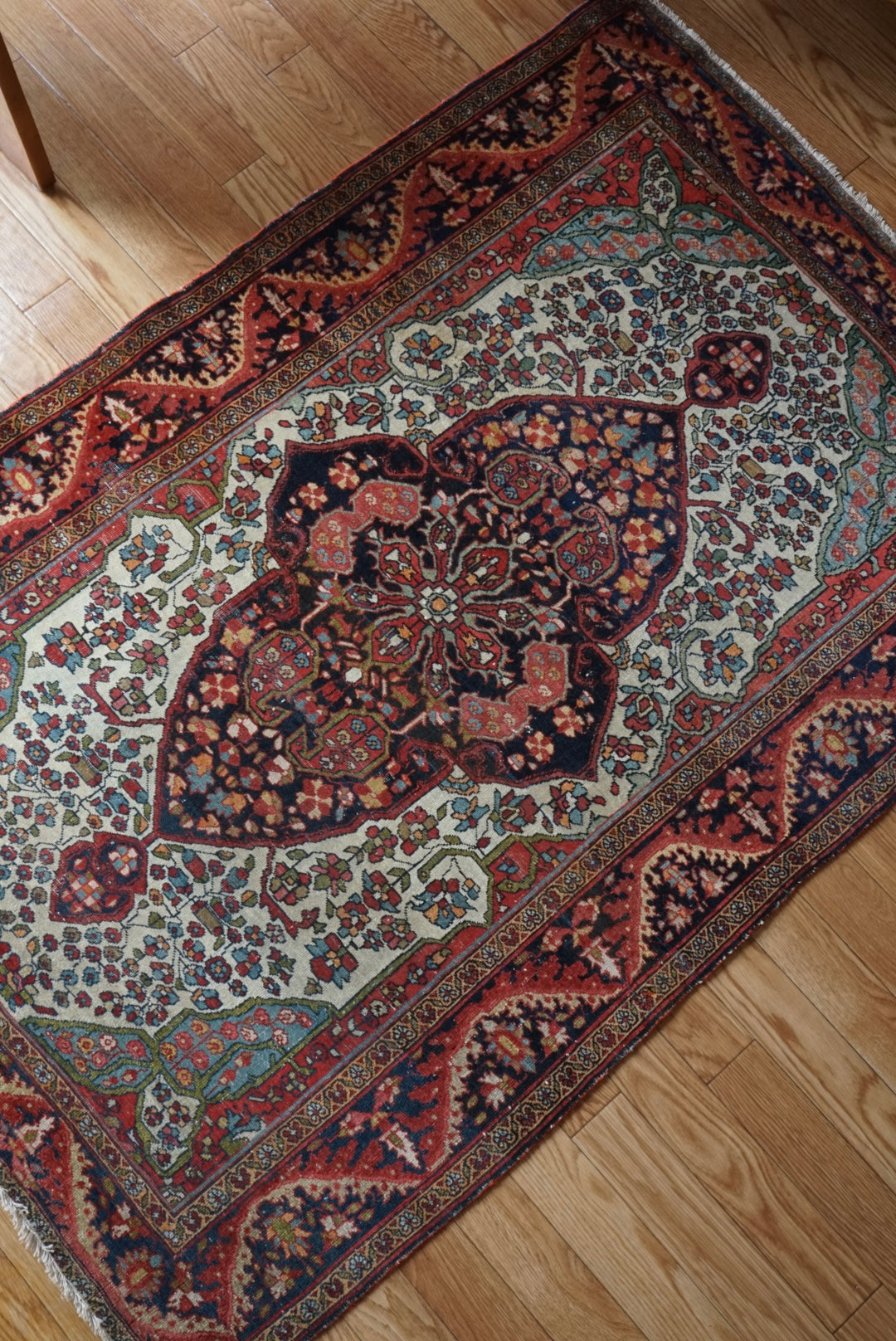 店頭販売 Türkiye Old Kemaliye Flower Medallion 1930年代 186 × 108 cm No.TR25457