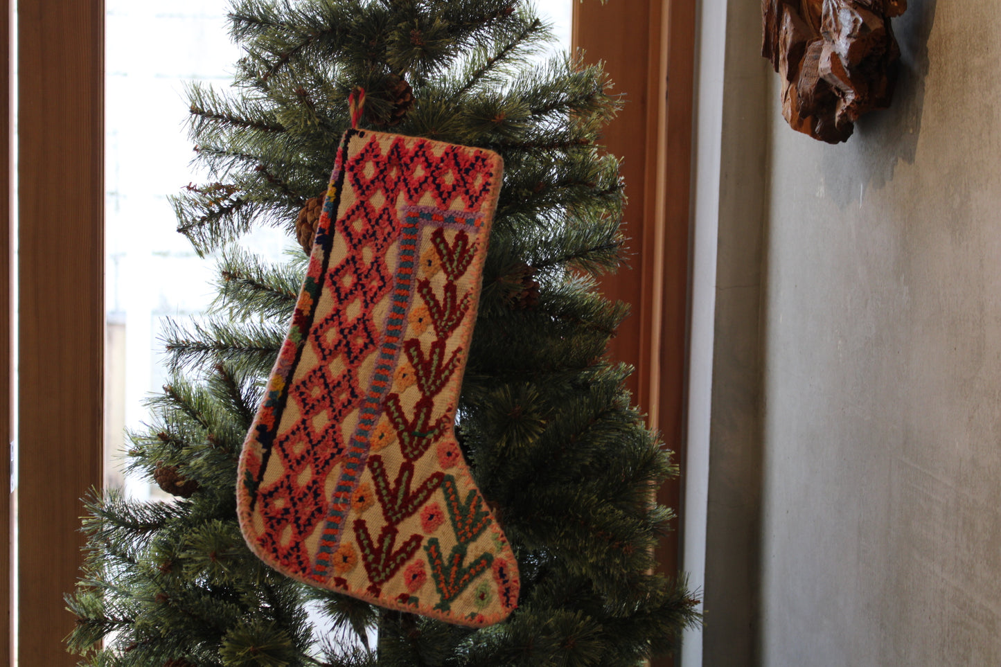 Iran antiques | Christmas Santa Socks 39×25cm No.47