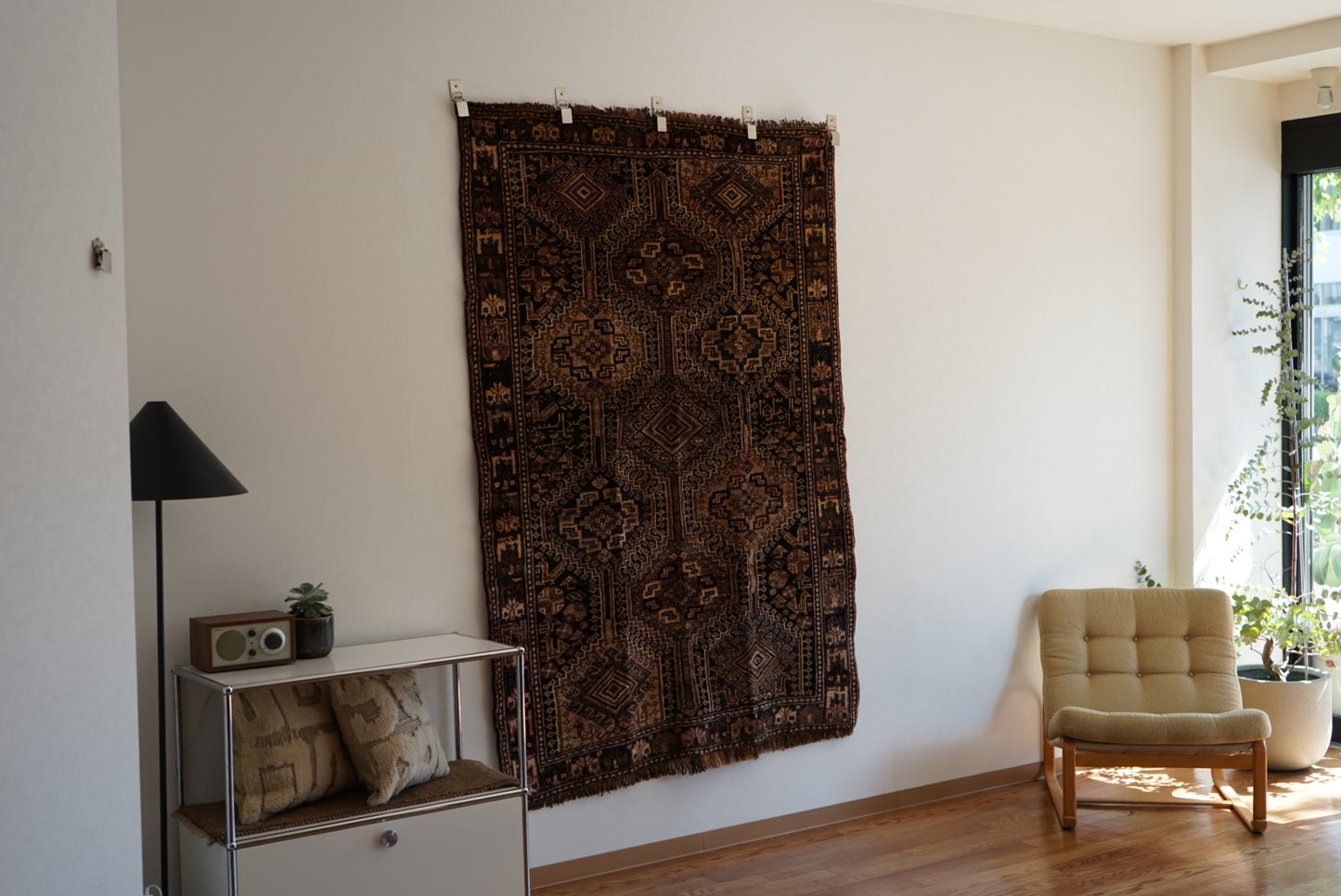 店頭販売 Iran Antique Shiraz Khamseh Dolkhani 1770年代 186 × 131 cm