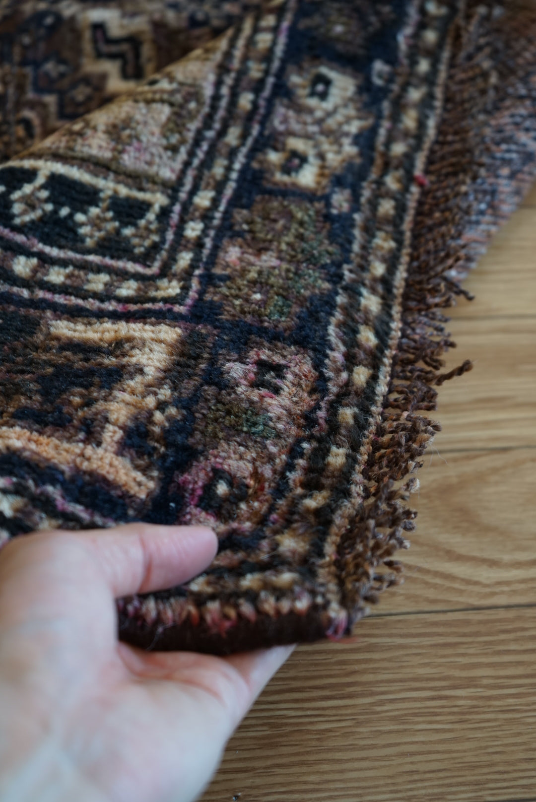 店頭販売 Iran Antique Shiraz Khamseh Dolkhani 1770年代 186 × 131 cm