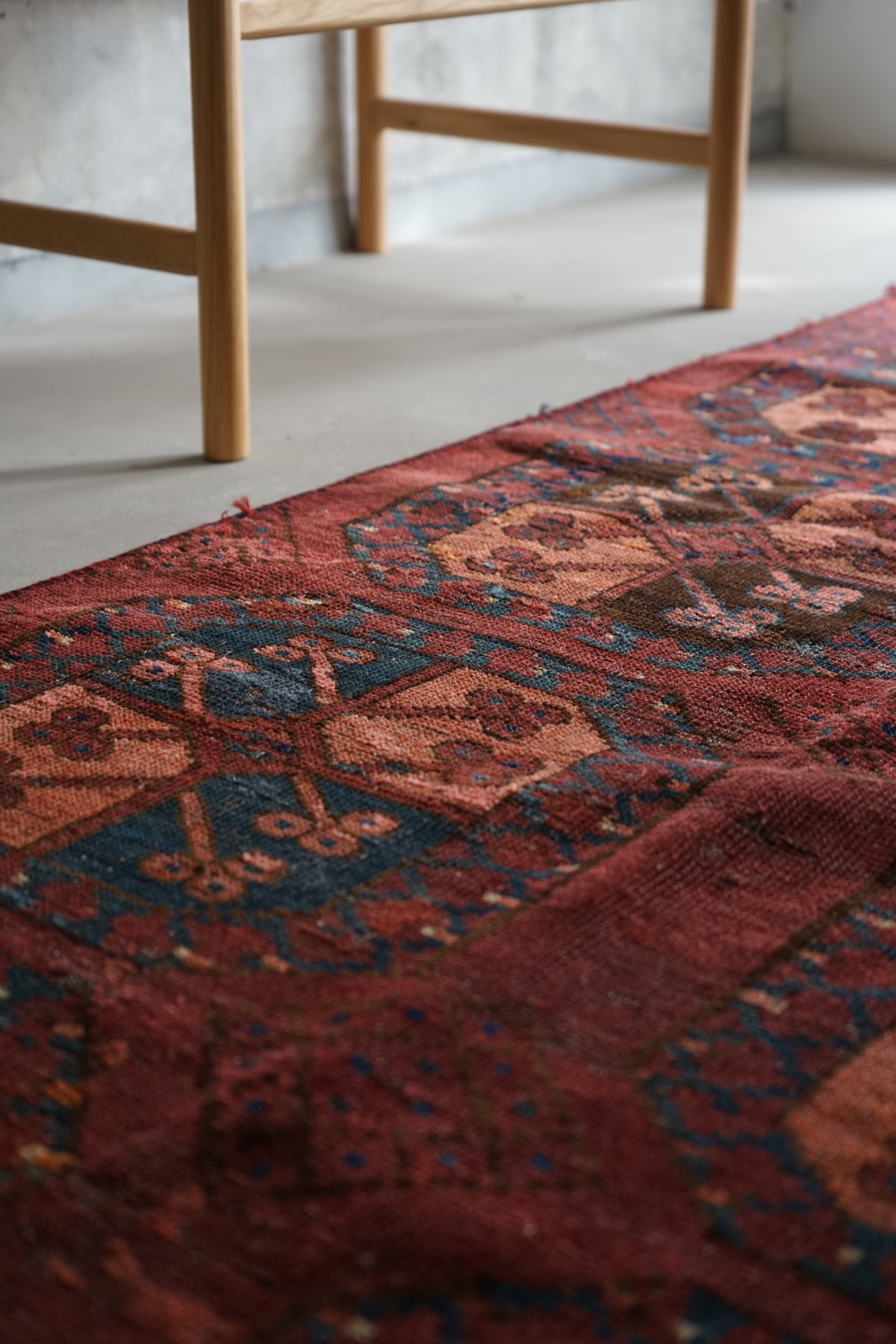 IRAN ANTIQUE TURKMEN ERSARI 1820年代 180 × 87 cm