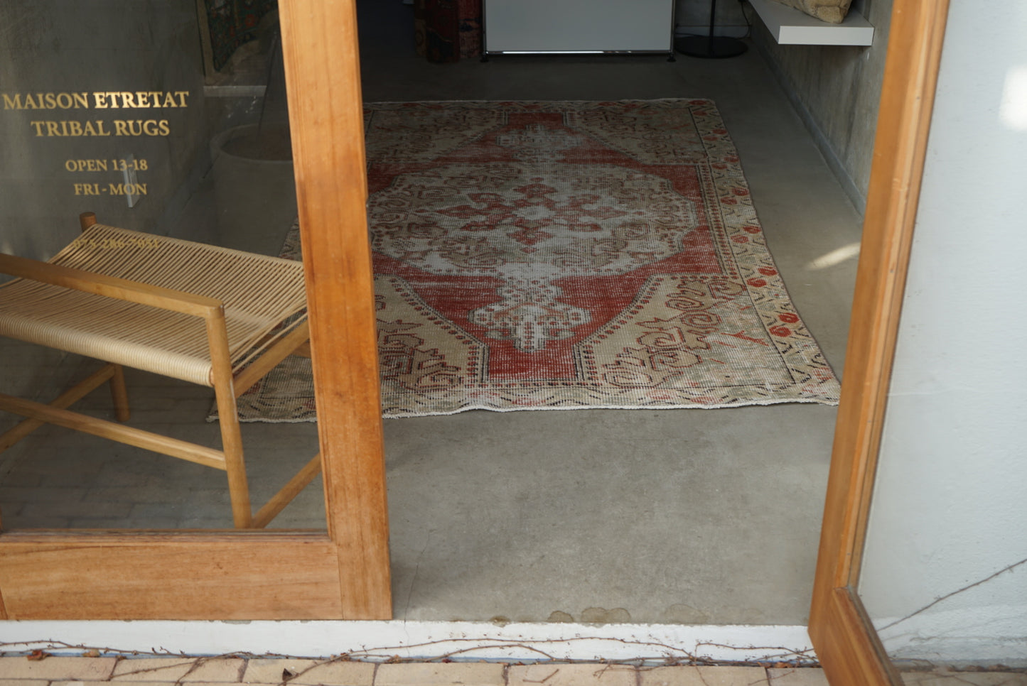 Türkiye Old Avanos Orange , Sage green 1970年代 214 × 132 cm No.TR25262