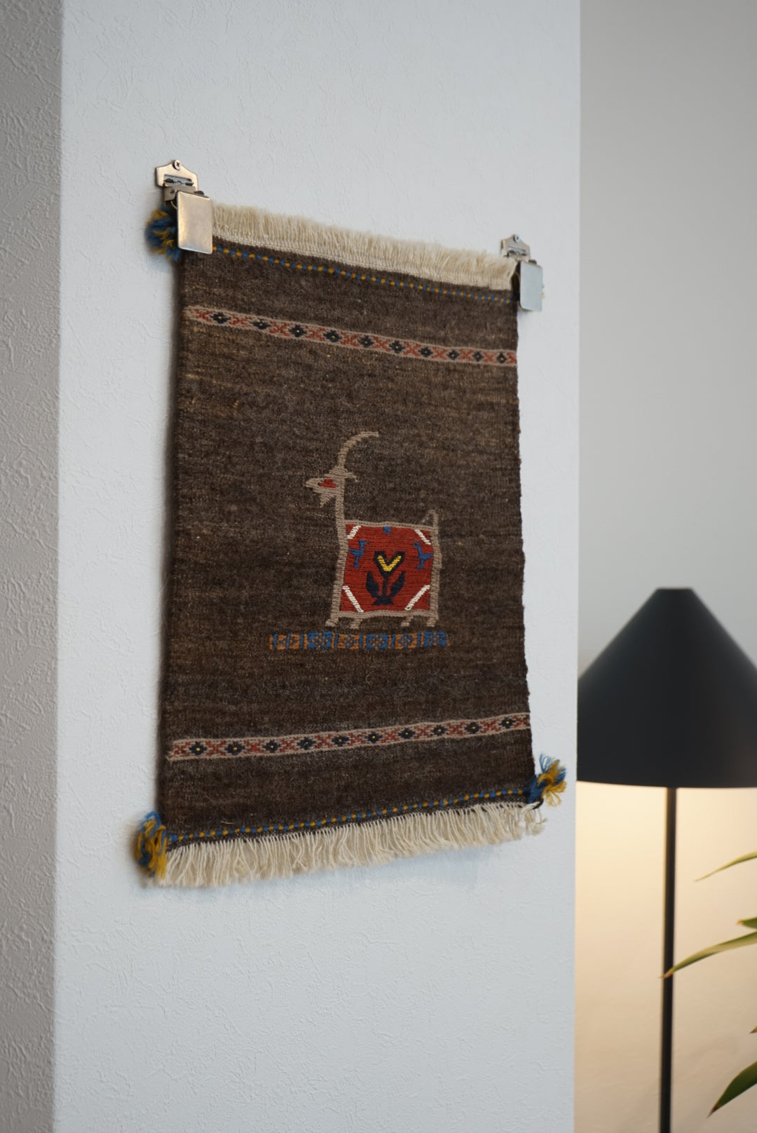 ÉTRETAT ORIGINAL KILIM | Iran Qashqai Kilim Vani 44 × 40 cm【No.42】