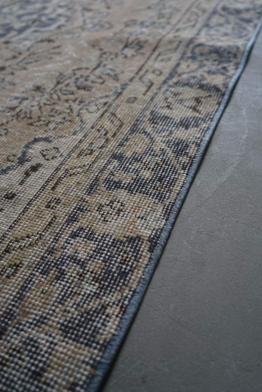 Türkiye Old Isparta Beige , BlueGlay 1970年代 267 × 169 cm No.TR25289