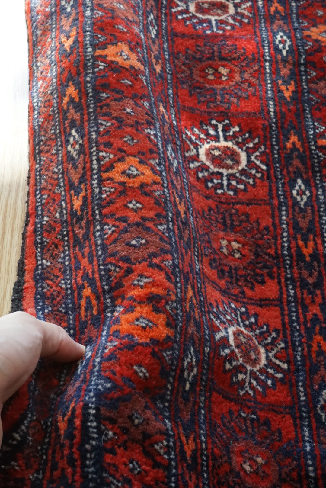 店頭販売 Afghanistan Old Turkmen 1960年代 202 × 137 cm  No.AF2532
