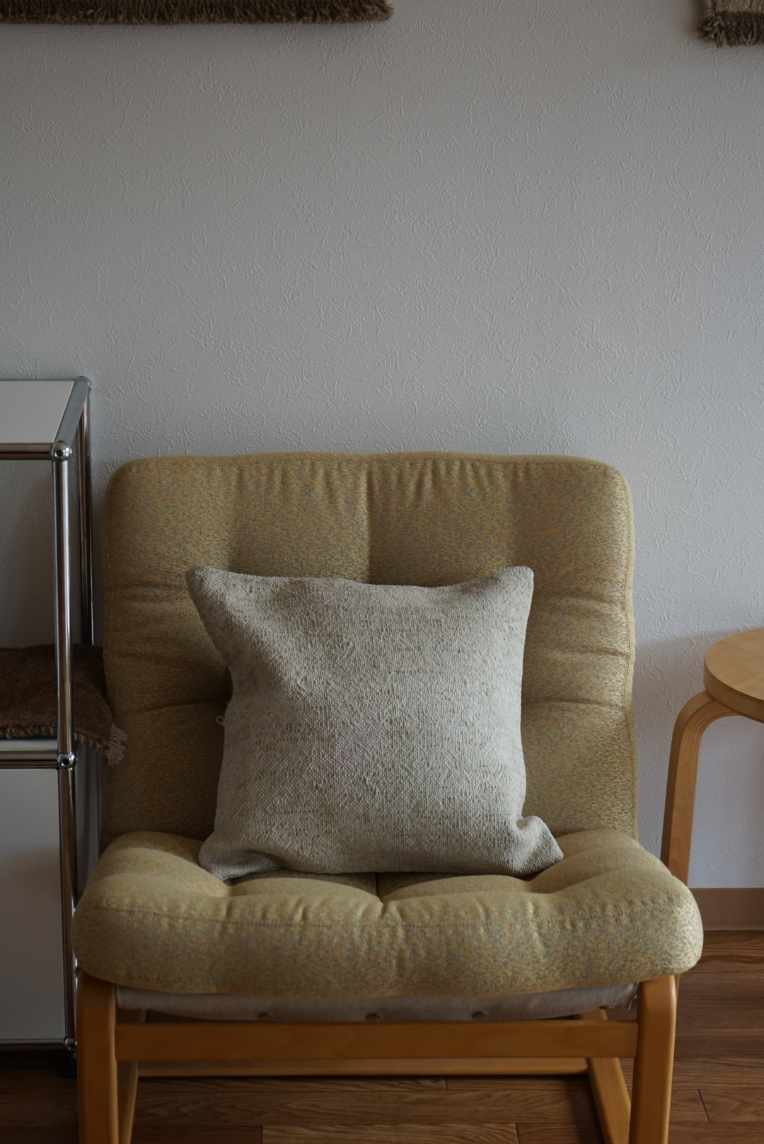 Türkiye Old Kilim Cushion Cover Ivory 40 × 40 cm No.TR25344