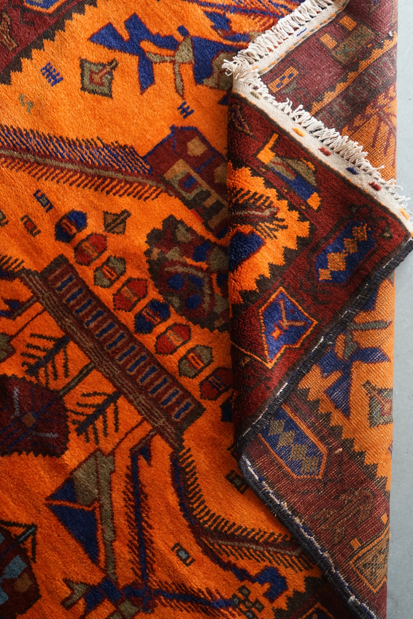 AFGHANISTAN VINTAGE BALUCH 1980-1985年 216 × 129 cm