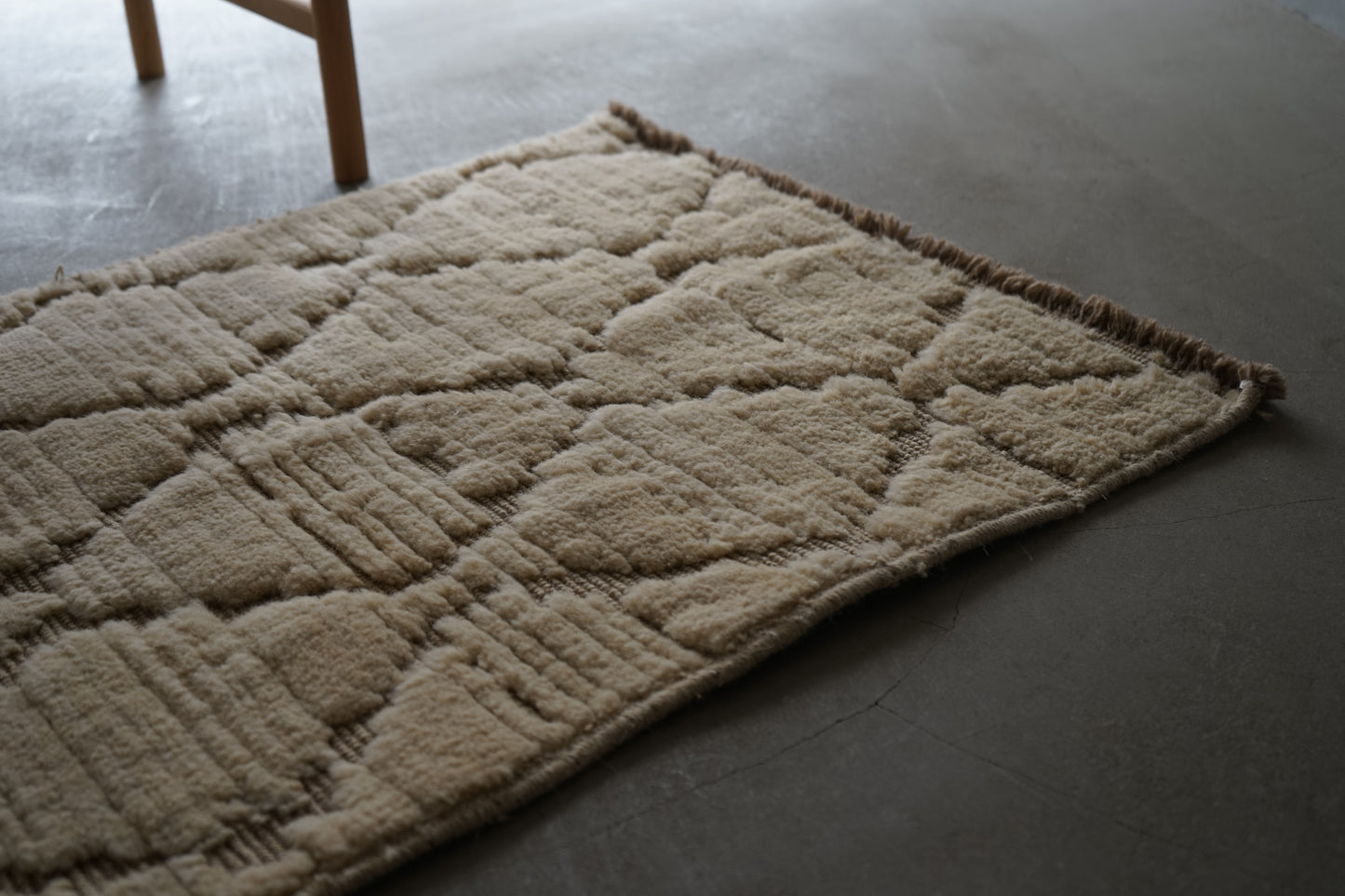 店頭販売 ORIGINAL IRAN QASHQAI KILIM DOORSIZE " DIAMOND " 95 × 65 cm