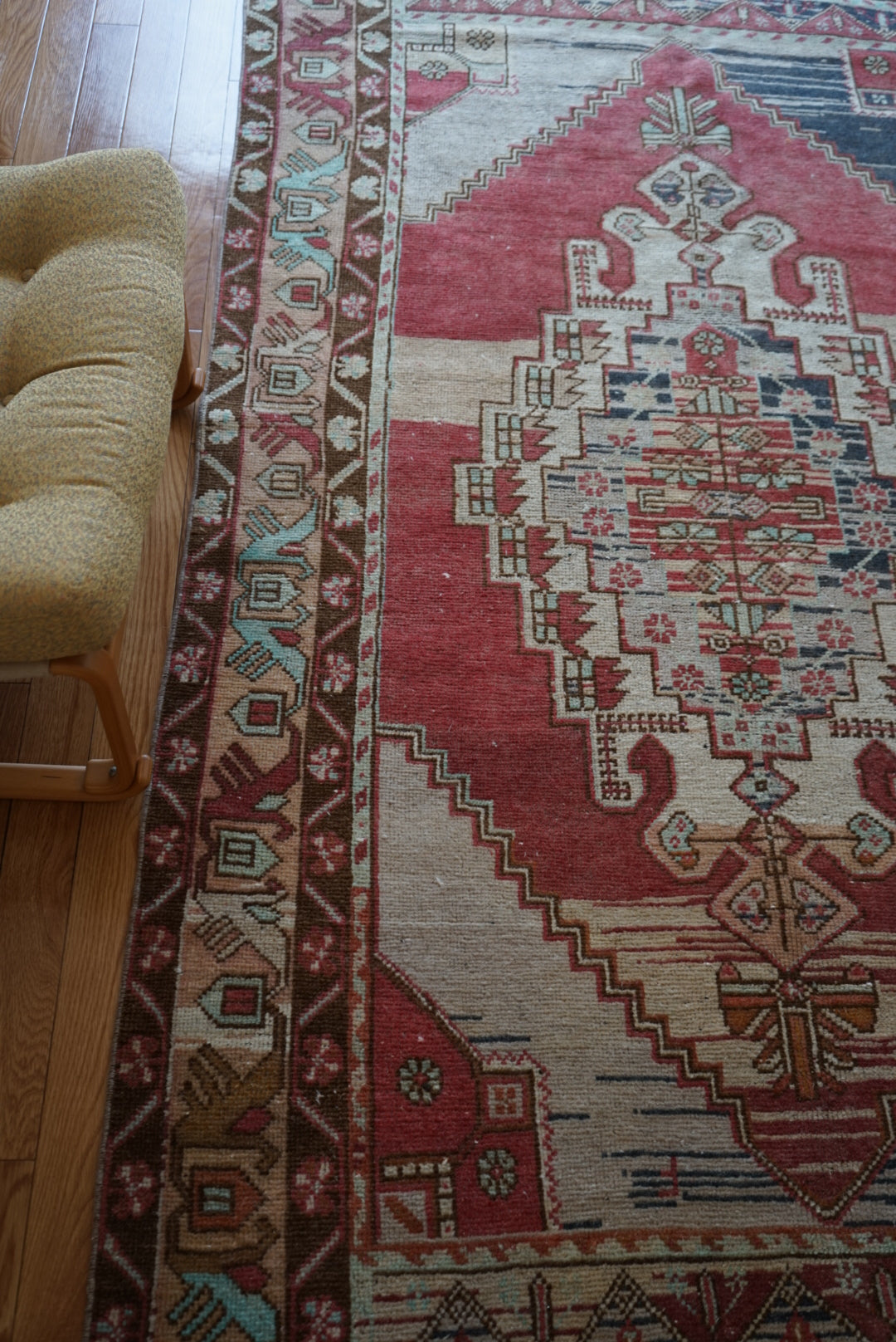 Türkiye Old Kayseri Medallion Modern Color 1970年代 257 × 145 cm No.TR25390