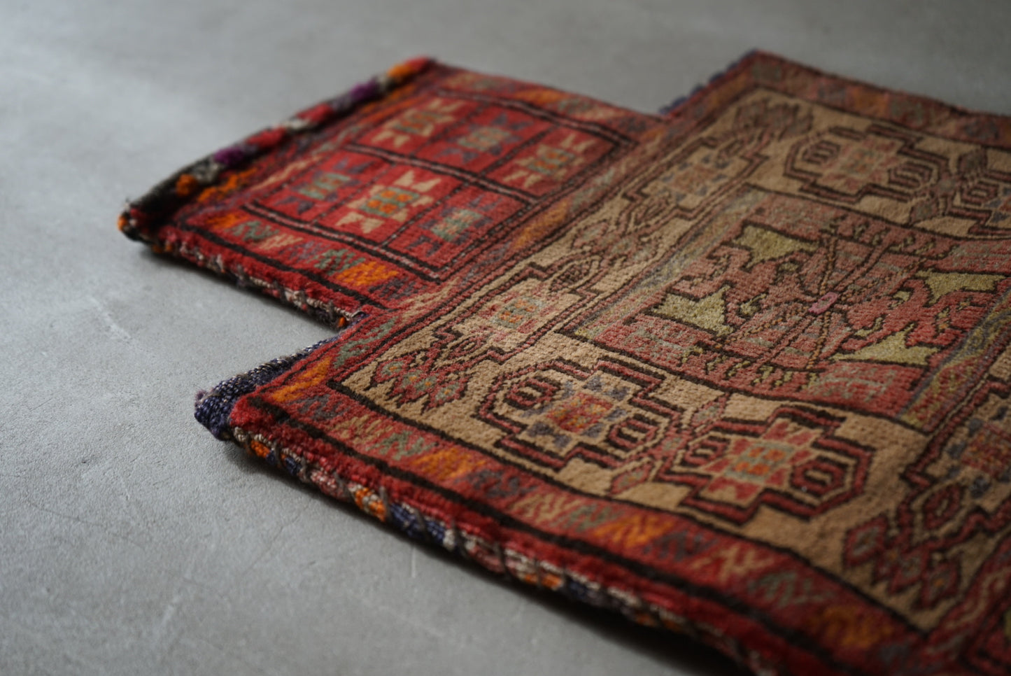 AFGHANISTAN OLD BALUCH SALT BAG 1970年代 46 × 34.5 cm