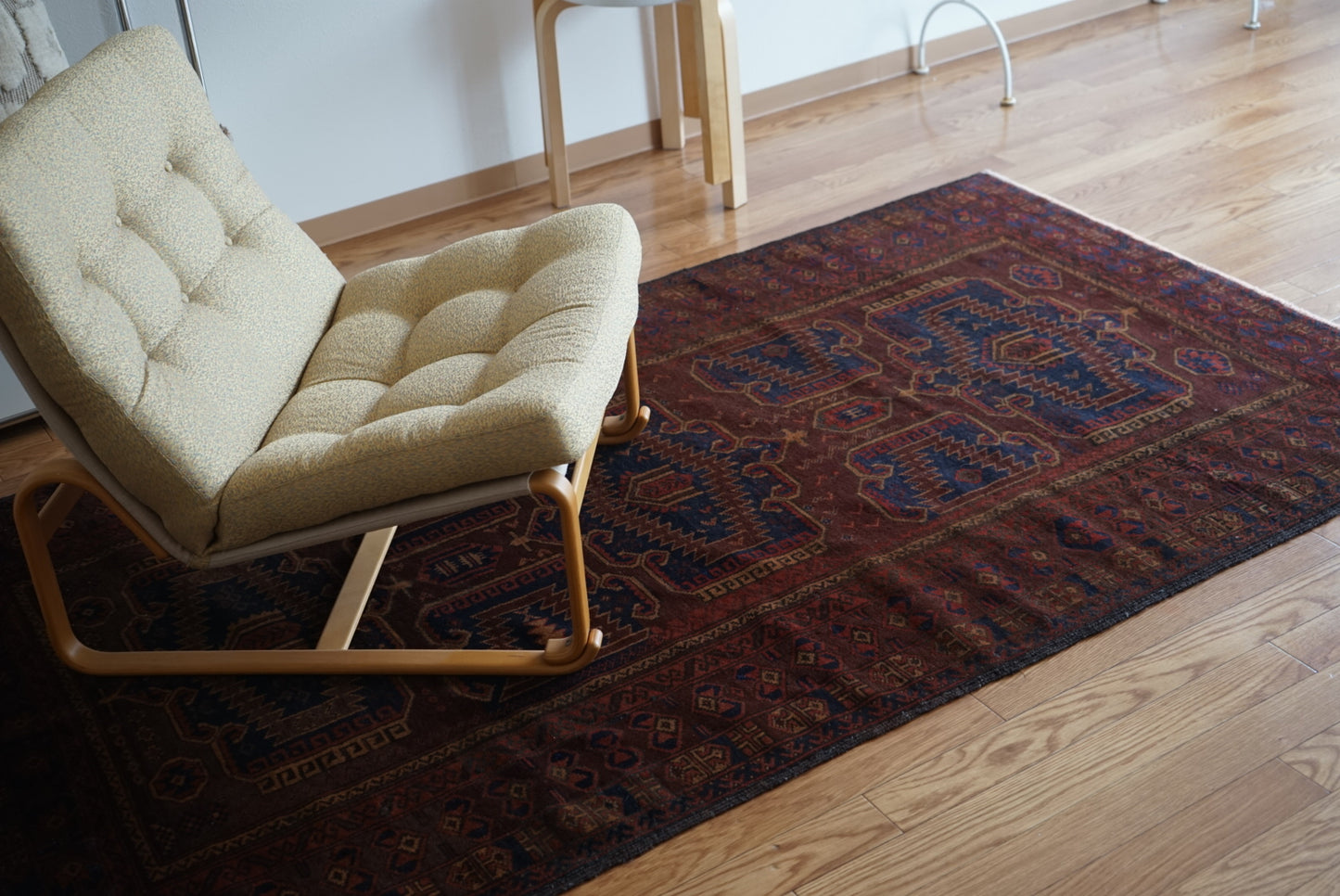 Afghanistan Old Baluch DarkBrown 1975年代 213 × 123.5 cm No.AF2527
