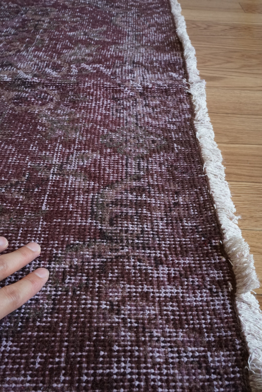 Türkiye Old Isparta Overdye Purple 1970年代 cm No.TR25470