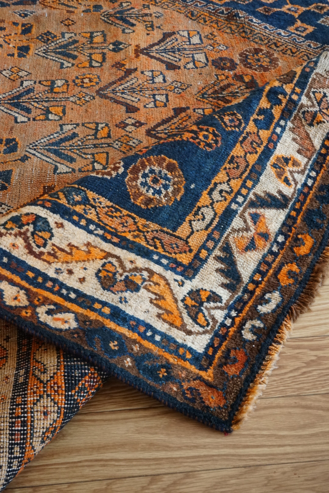 店頭販売 IRAN ANTIQUE SHIRAZ QASHQAI BASSERI 1870年代 217 × 150 cm