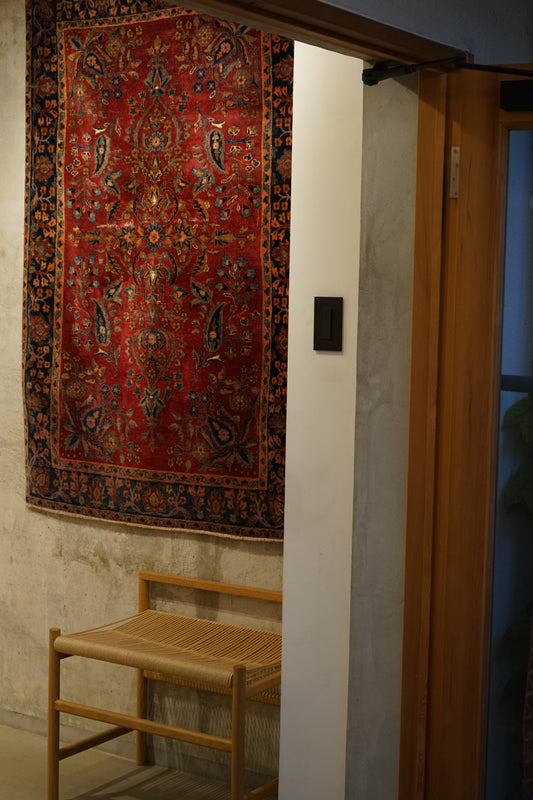 店頭販売 IRAN ANTIQUE KASHAN MOHTASHAM 1720年代 150 × 98 cm