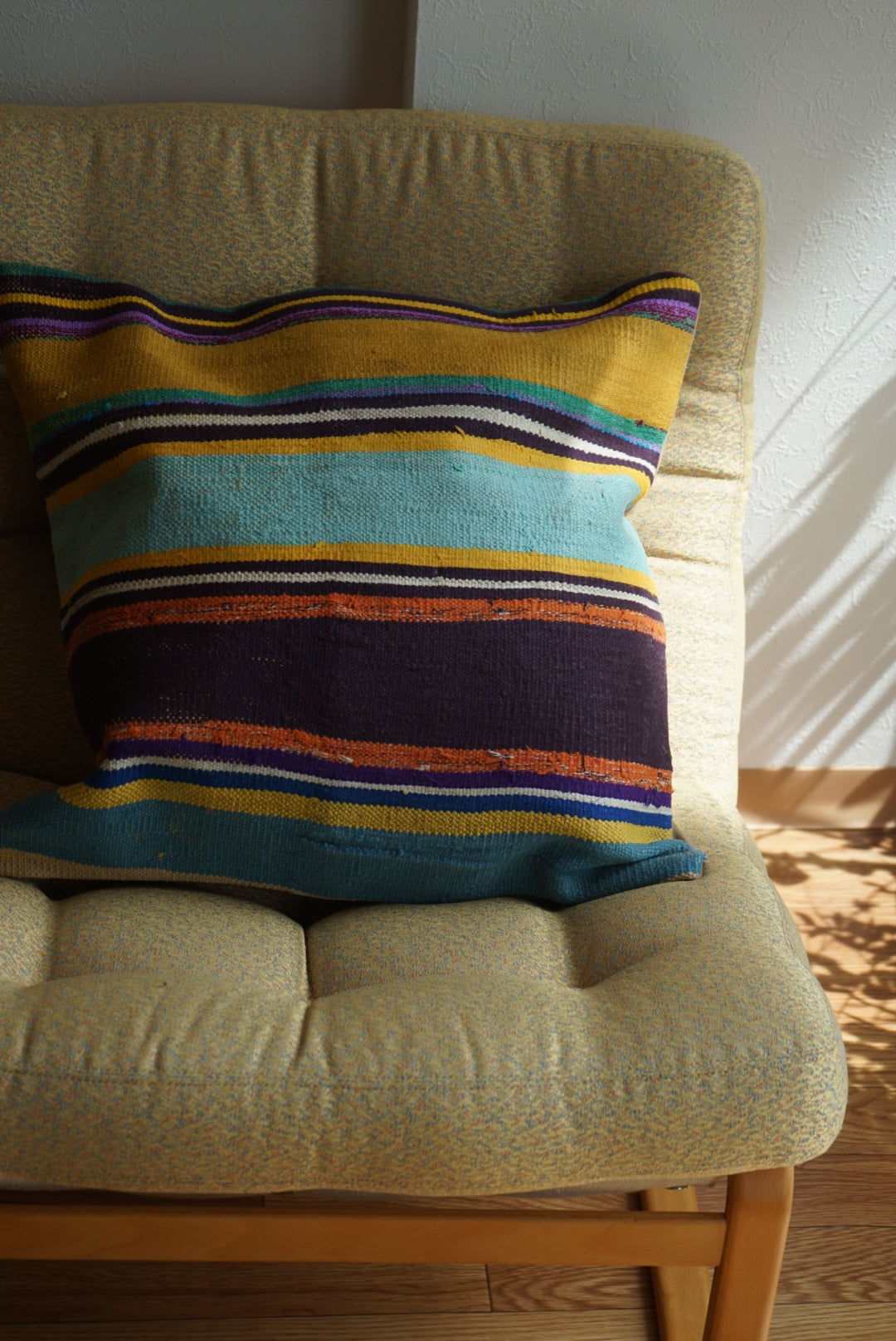 Türkiye Old Kilim Cushion Cover Mix Color 50.5 × 50.5 cm No.TR25432