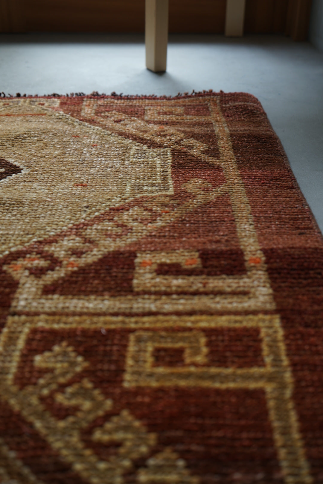 TURKEY VINTAGE ANATORIA BROWN 1980年代 256 × 155 cm No.TR25157