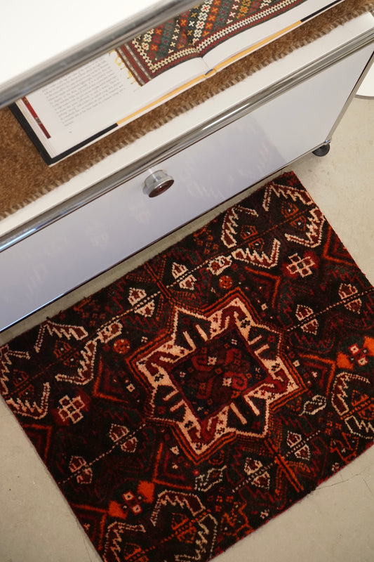 IRAN ANTIQUE SHIRAZ KHAMSEH 1930年代 61×45cm