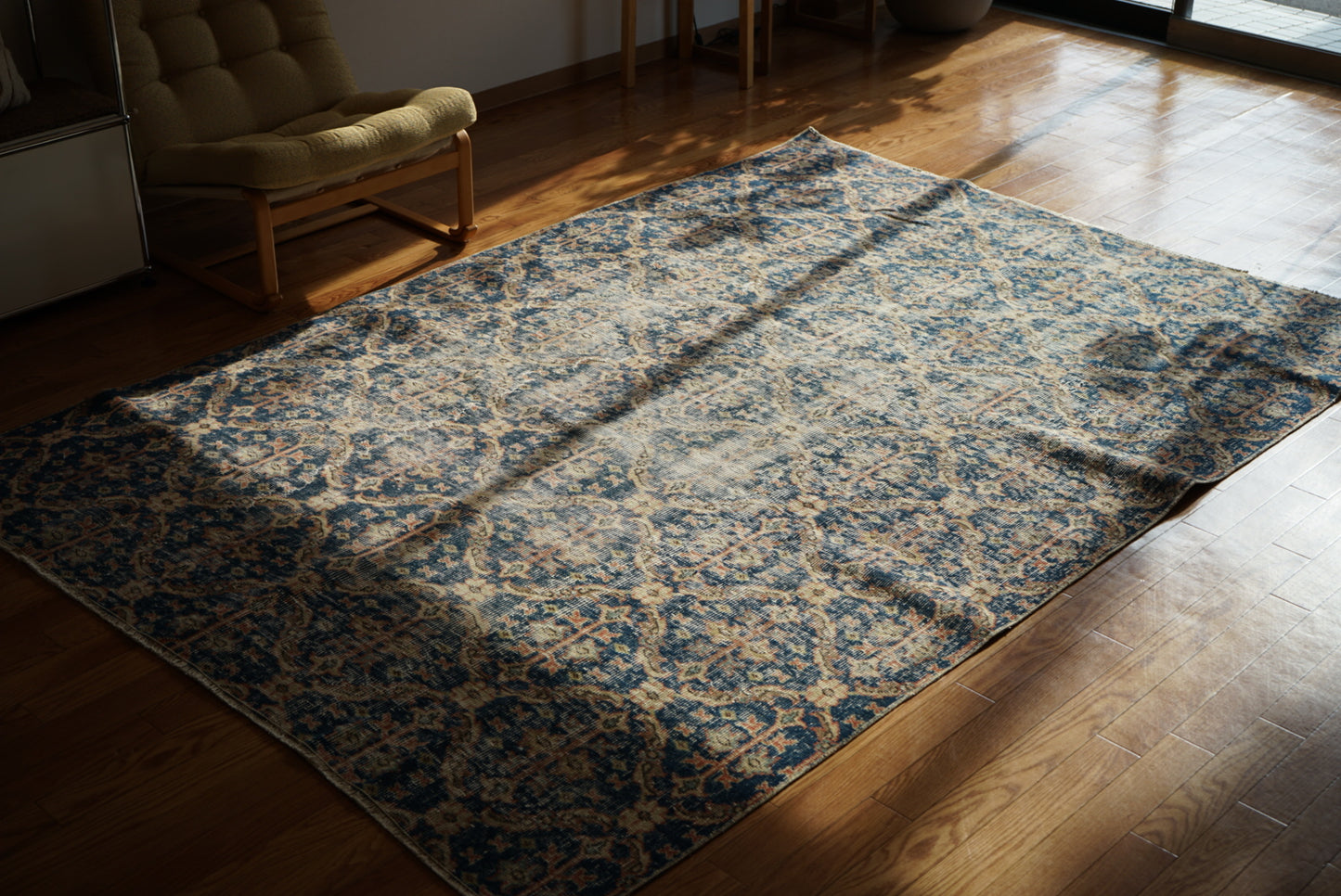 Türkiye Old Isparta Blue 1970年代 255 × 176.5 cm No.TR25434