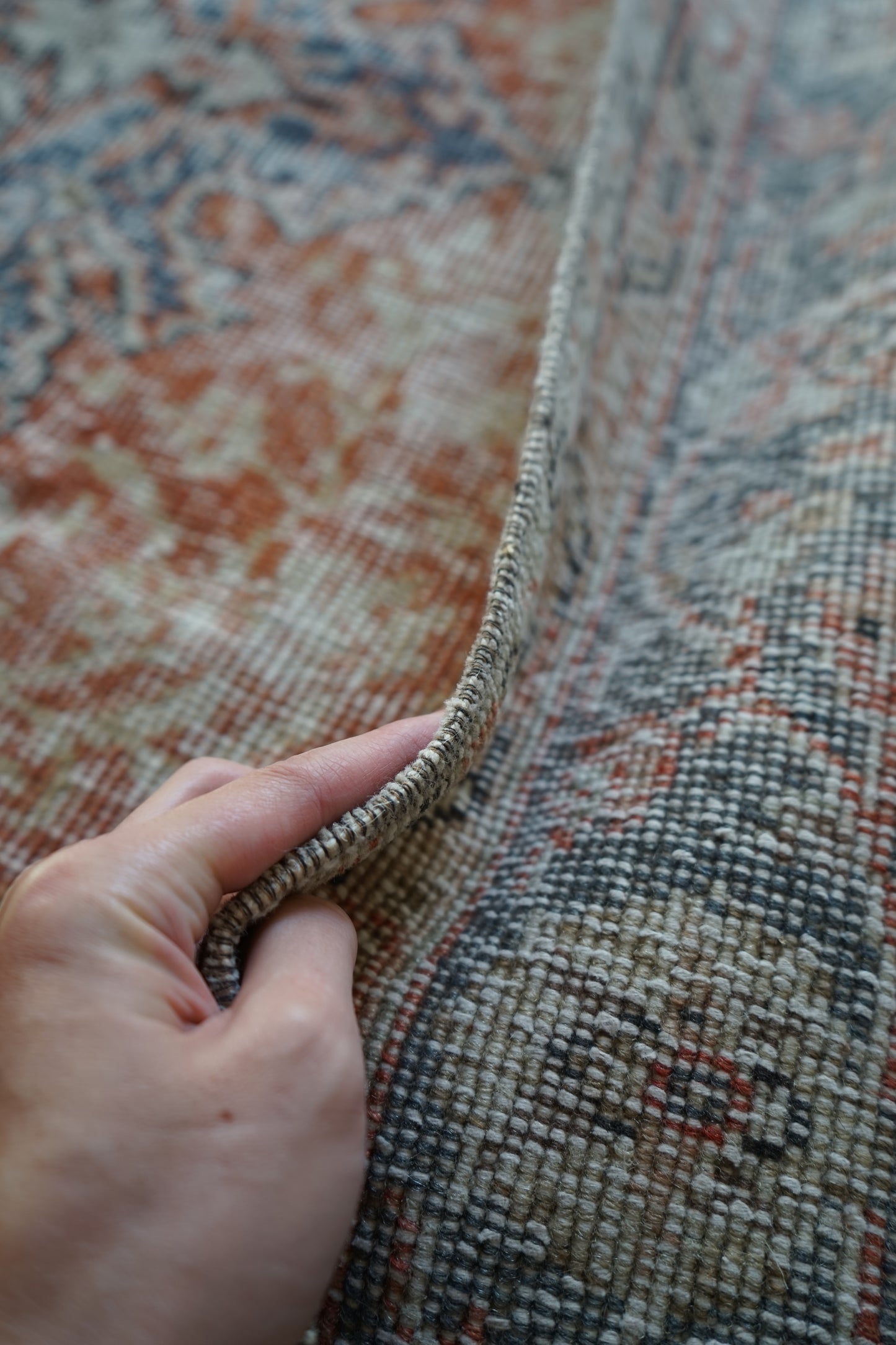 TURKEY OLD ISPARTA ORANGE 1970年代 272 × 161 cm No.TR25198