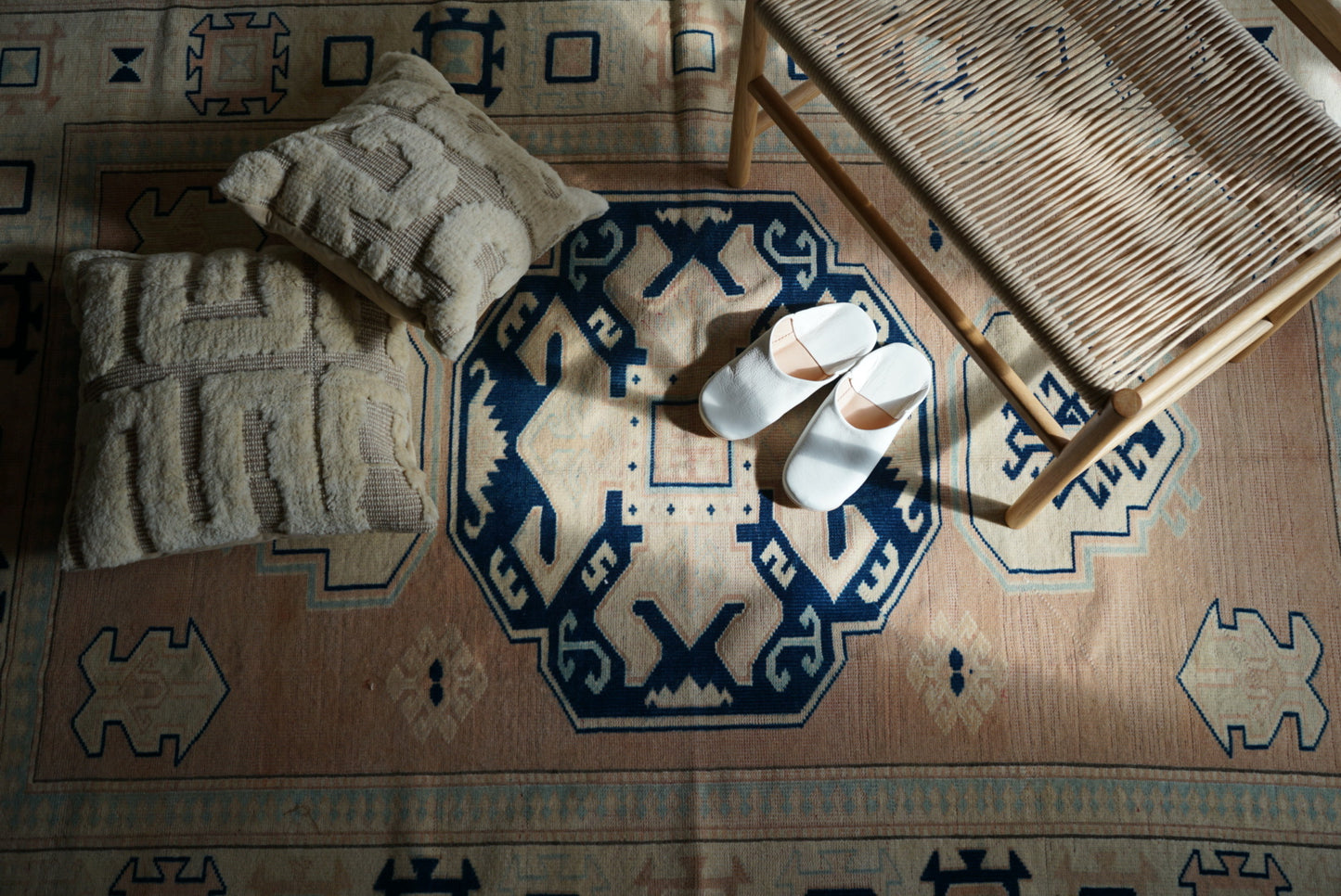 TURKEY OLD ANATORIA BEIGE 1970年代 210 × 150 cm No.TR25156