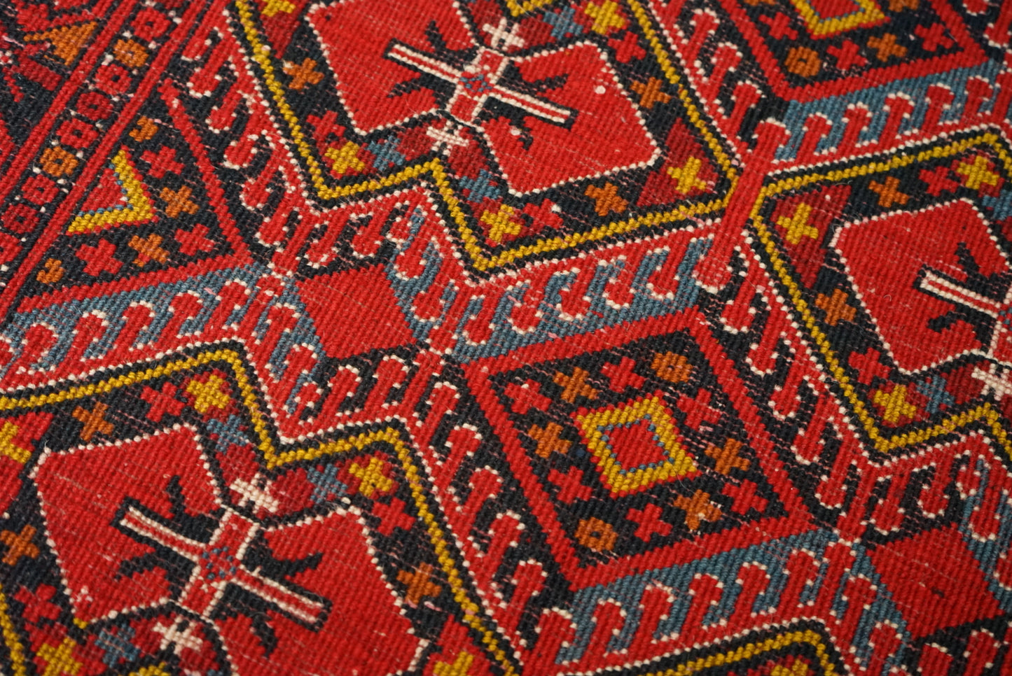 AFGHANISTAN VINTAGE TURKMEN 1980年代 130.5×75 cm