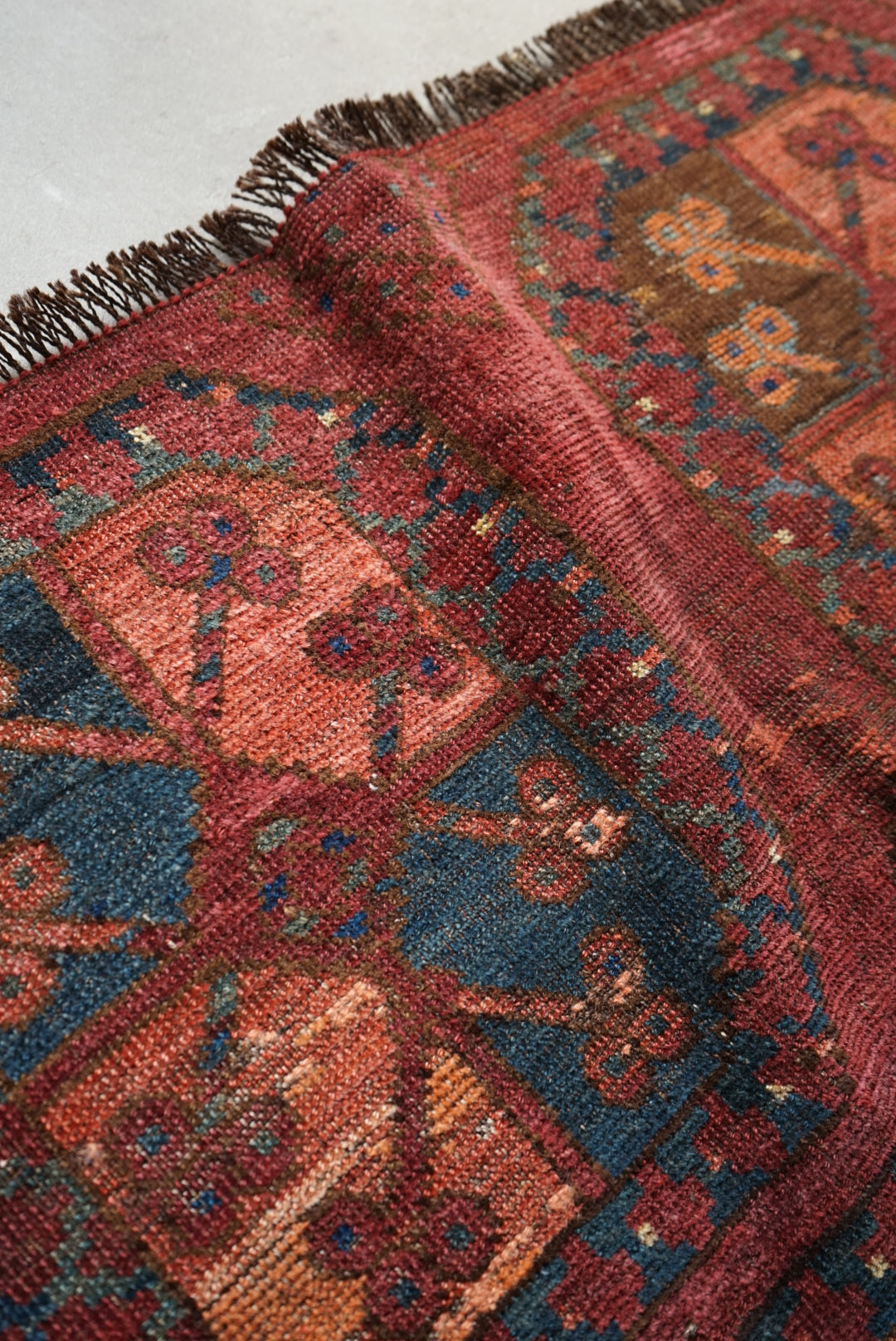 IRAN ANTIQUE TURKMEN 1820年代 180 × 87 cm