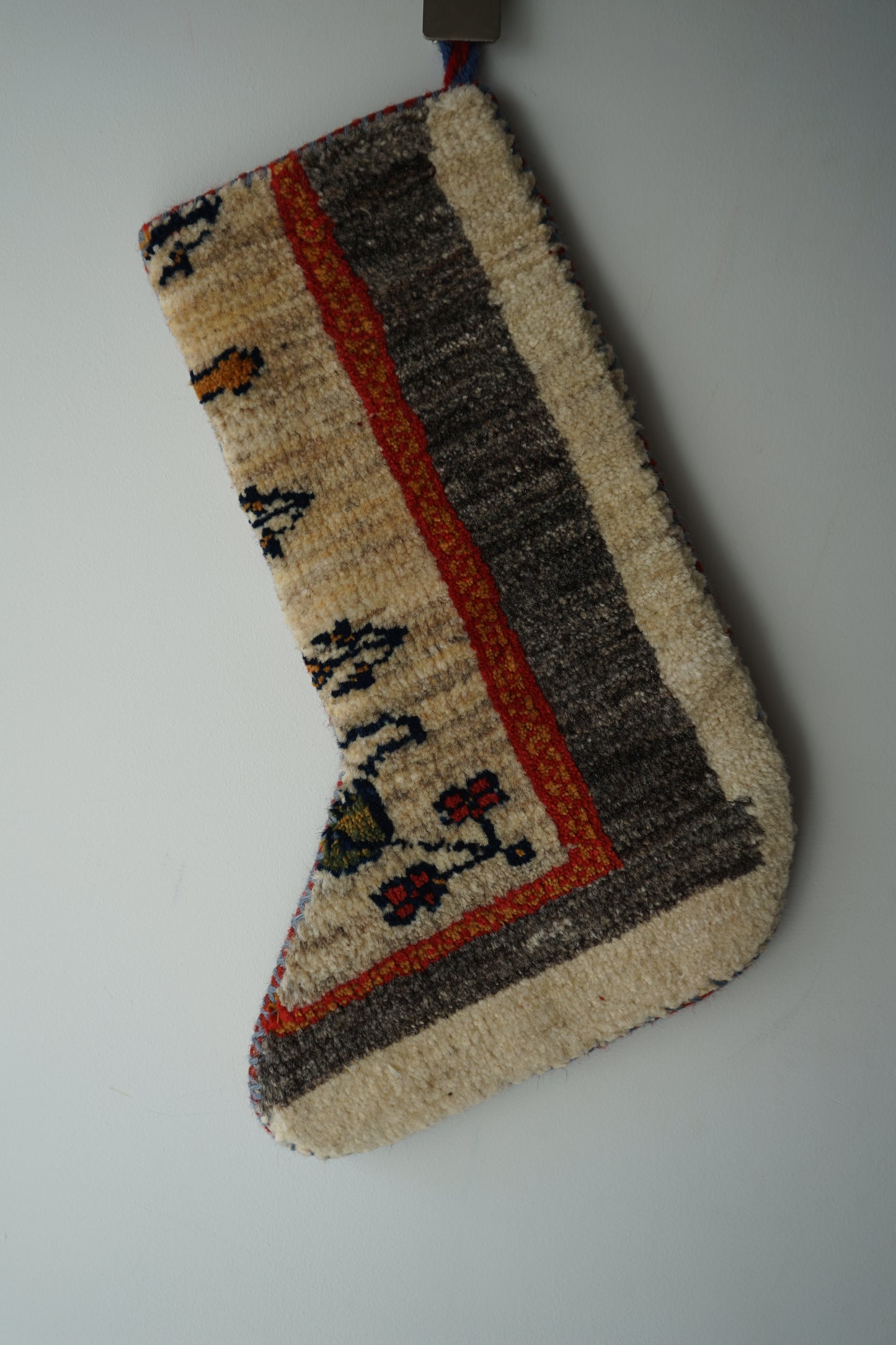 IRAN OLD-ANTIQUE CHRISTMAS SANTA SOCKS 39 × 25 cm NO.41