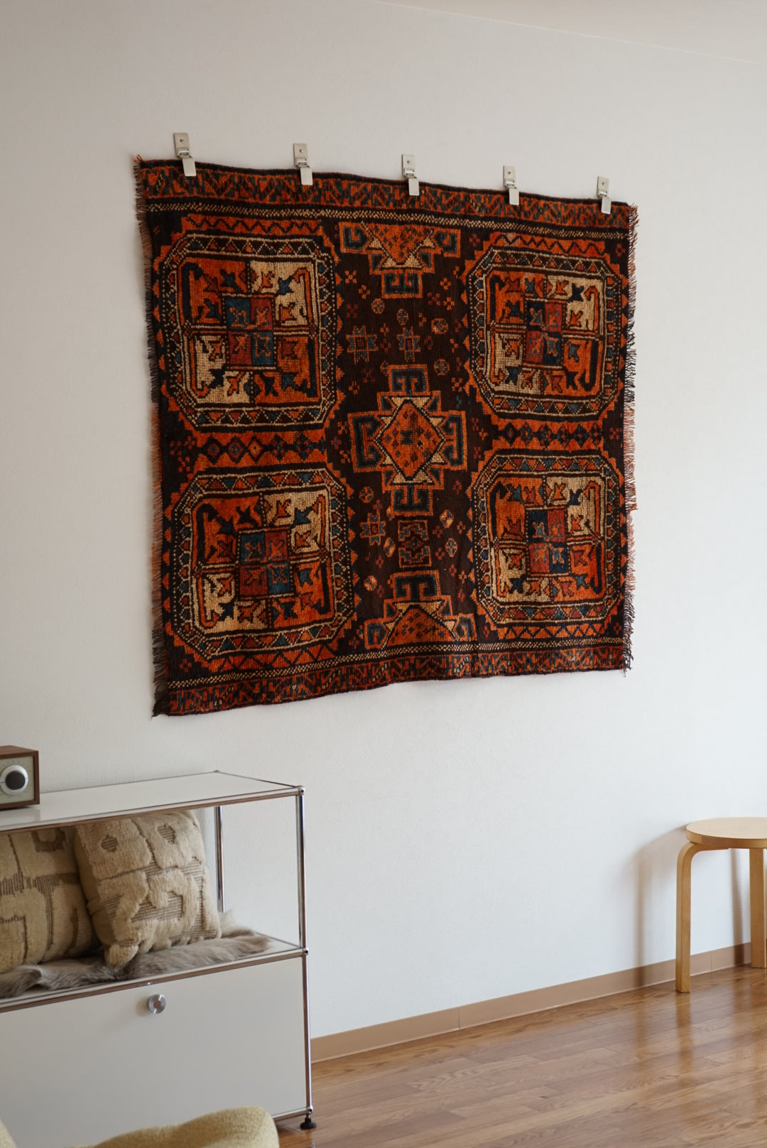 店頭販売 Iran Antique Shiraz Lori 1860年代 142 × 123 cm