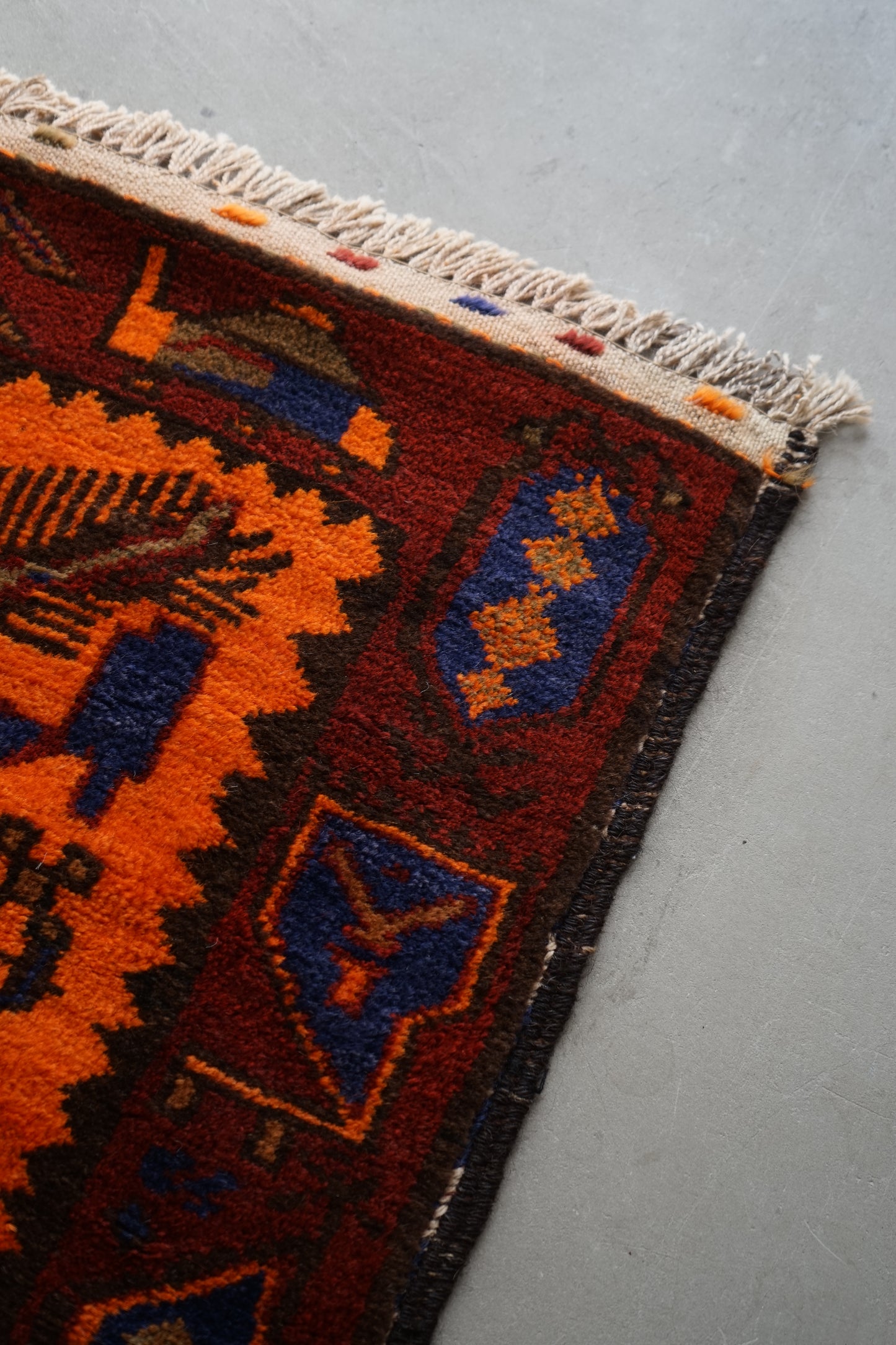 AFGHANISTAN VINTAGE BALUCH 1980-1985年 216 × 129 cm