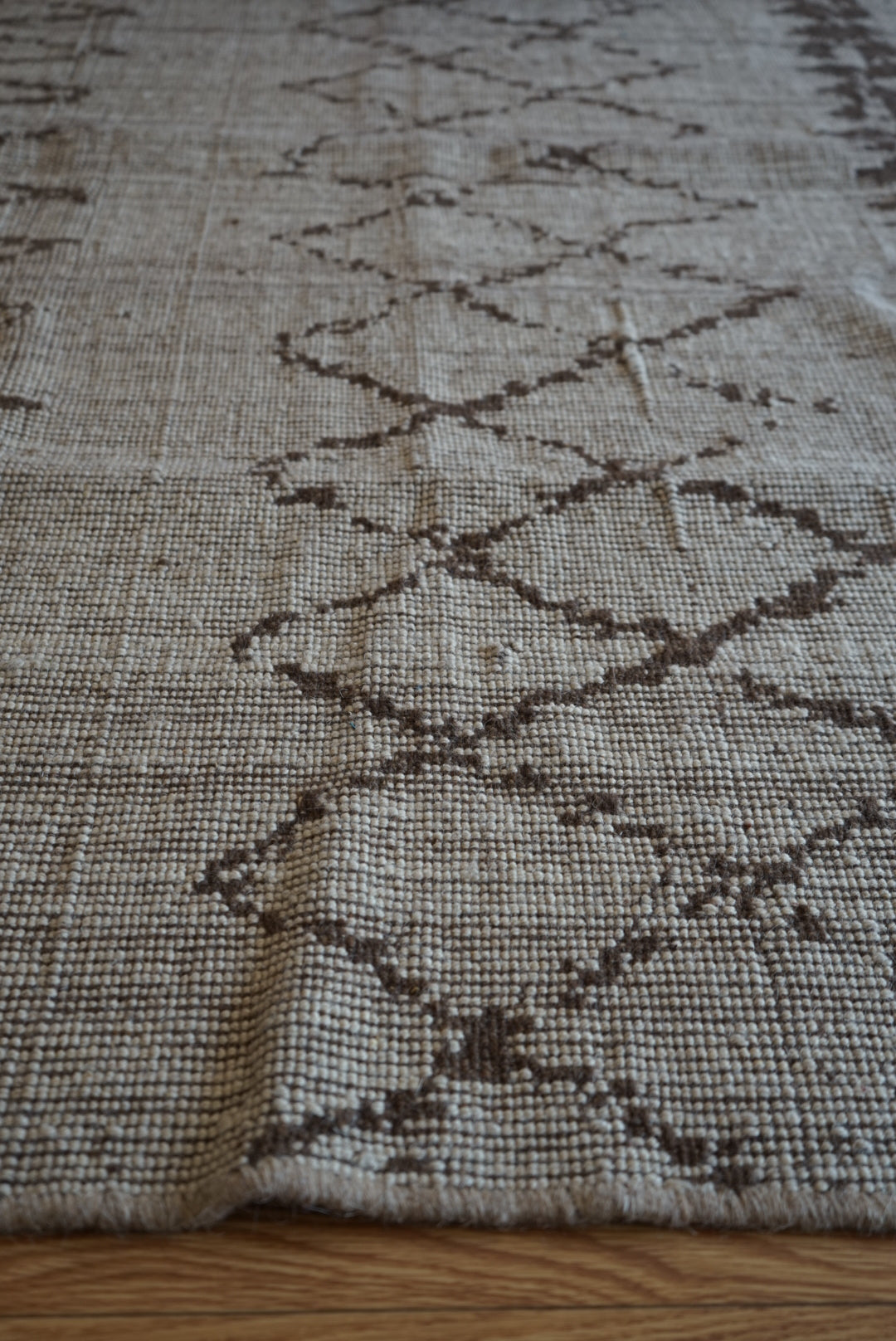 店頭販売 ORIGINAL IRAN QASHQAI KILIM " TRIBE " 204 × 142 cm