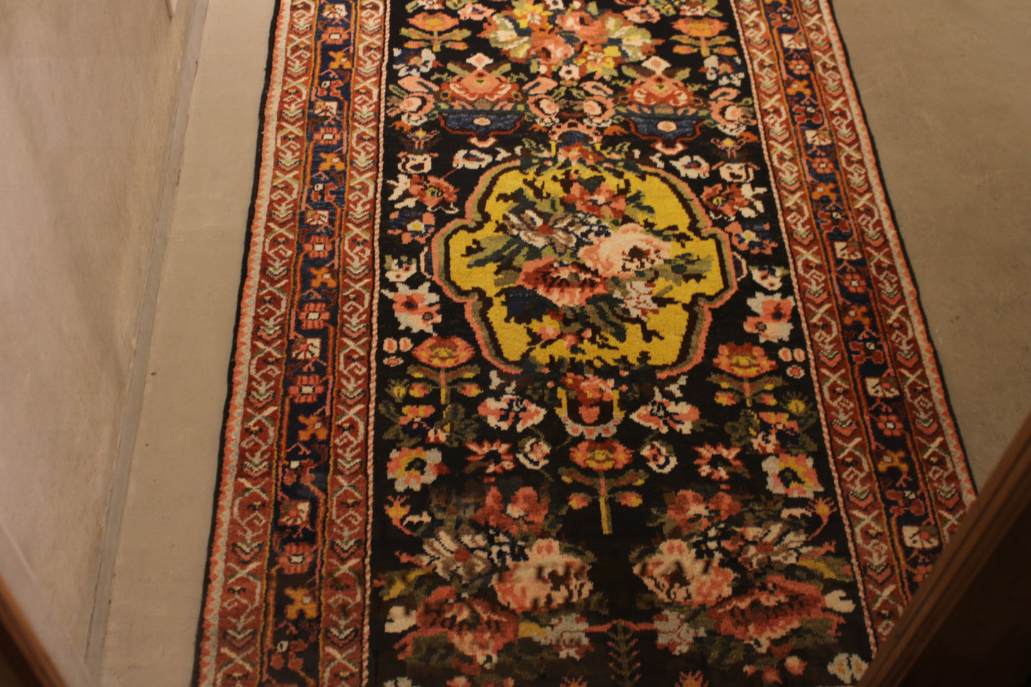 IRAN ANTIQUE BAKHTIARI FALADONBEH GOLPATO 1820年代 391 × 104 cm