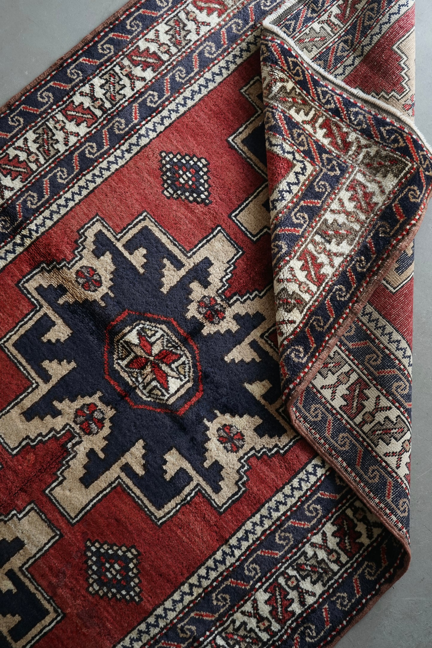 TURKEY OLD AKSARAY TASPINAR 1950-1960年代 220 × 117 cm