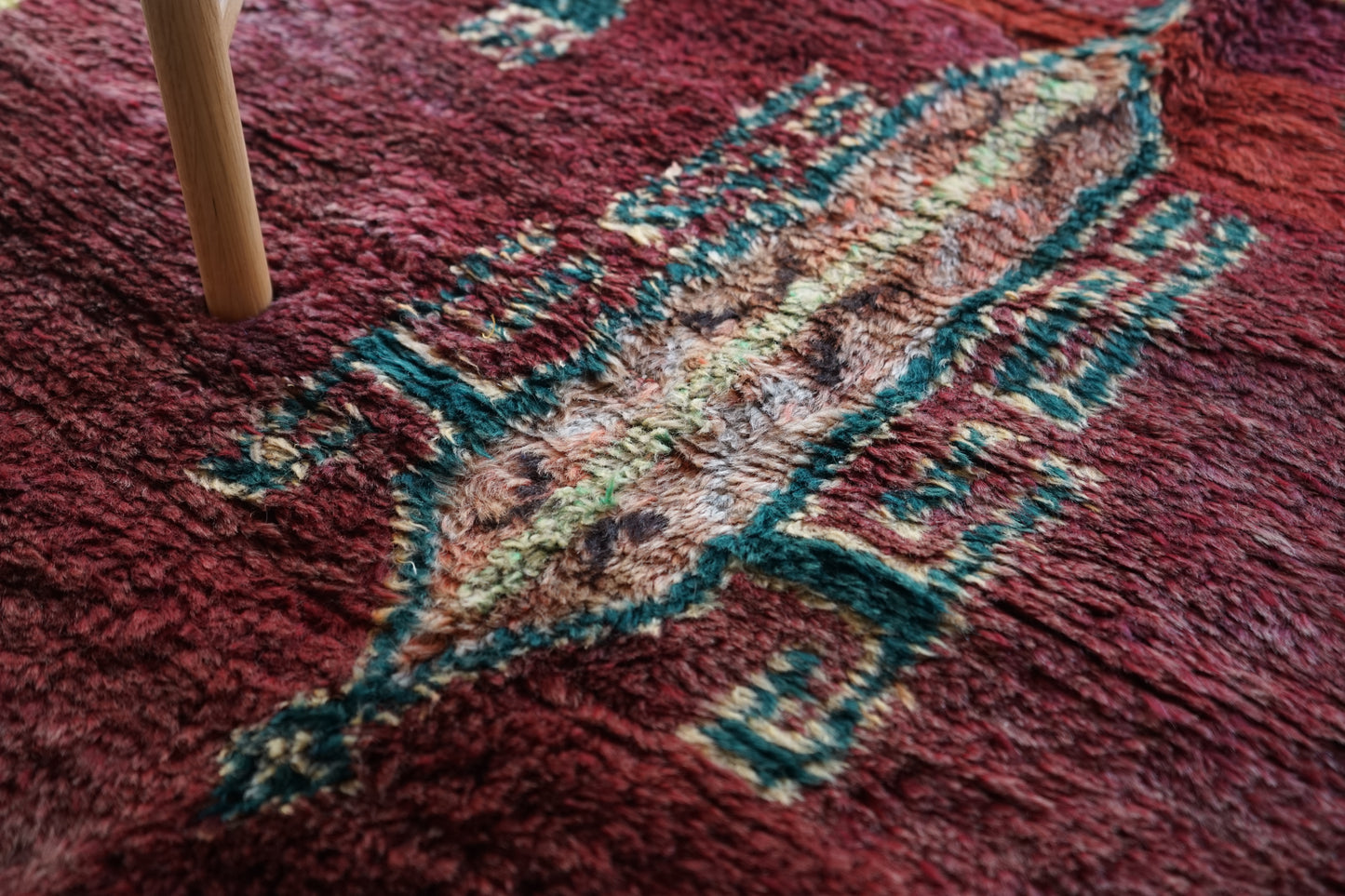 TRIBAL RUG TURKEY OLD OUSHAK 1965年代 154 × 133 cm No.TR25193