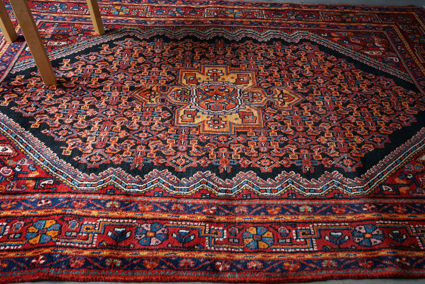 店頭販売 IRAN ANTIQUE ZANJAN 1920年代 220 × 135 cm