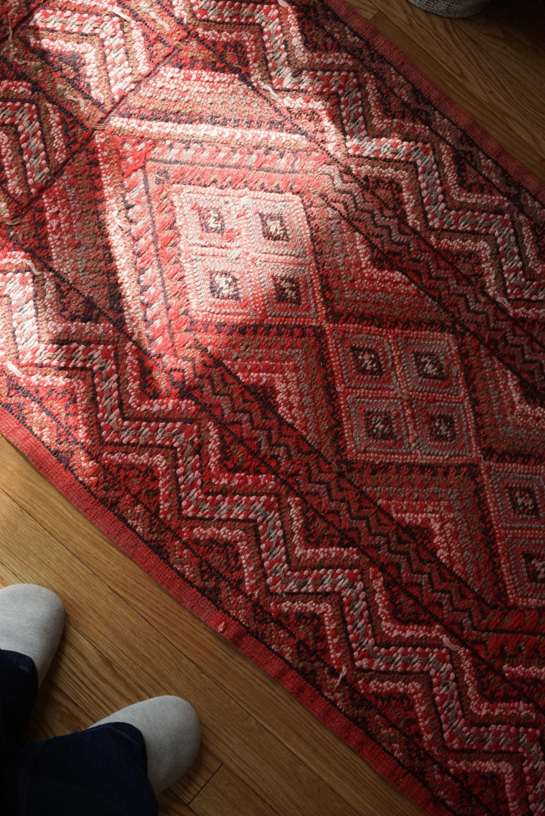 Türkiye Old Kilim Red 1970年代 180 × 88 cm No.TR25268