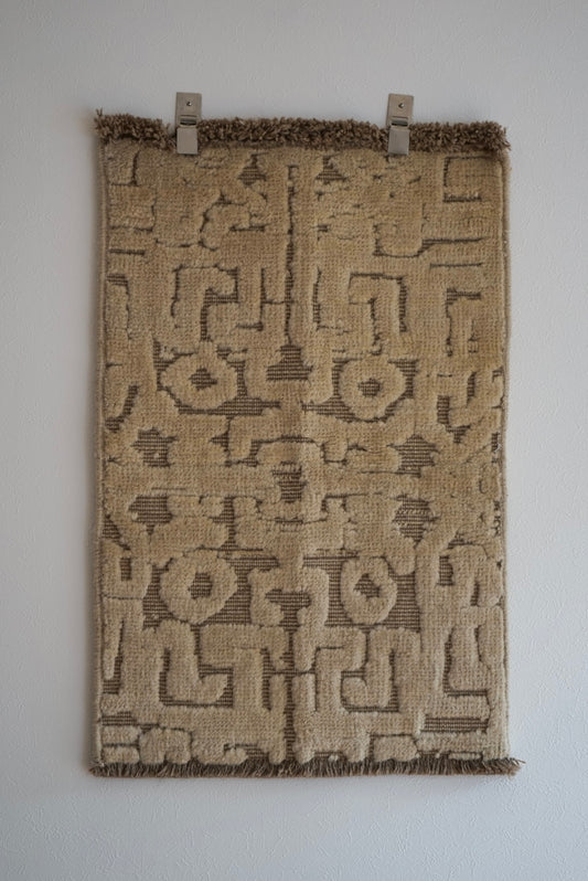 店頭販売 ORIGINAL IRAN QASHQAI KILIM DOORSIZE " ANCIENT " 95 × 65 cm