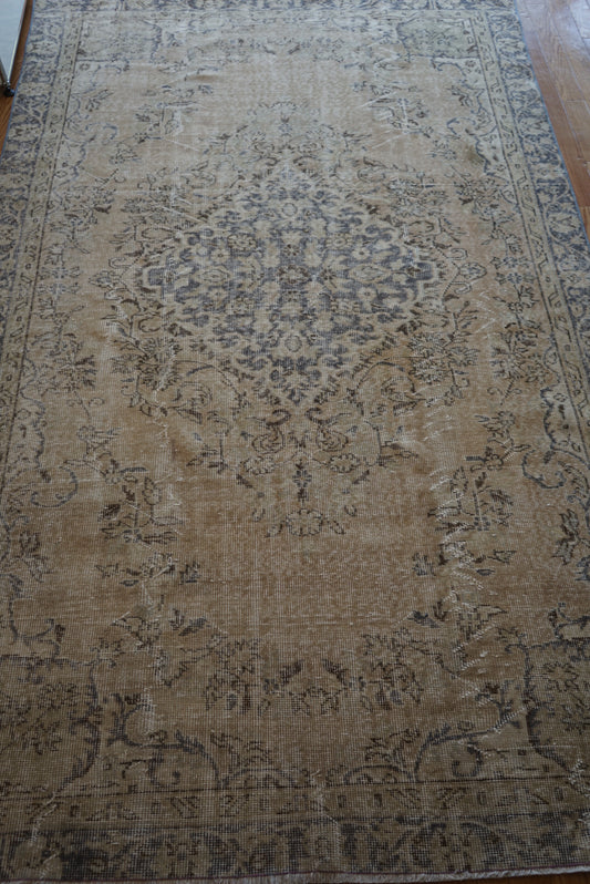 Türkiye Old Isparta Beige , BlueGlay 1970年代 267 × 169 cm No.TR25289