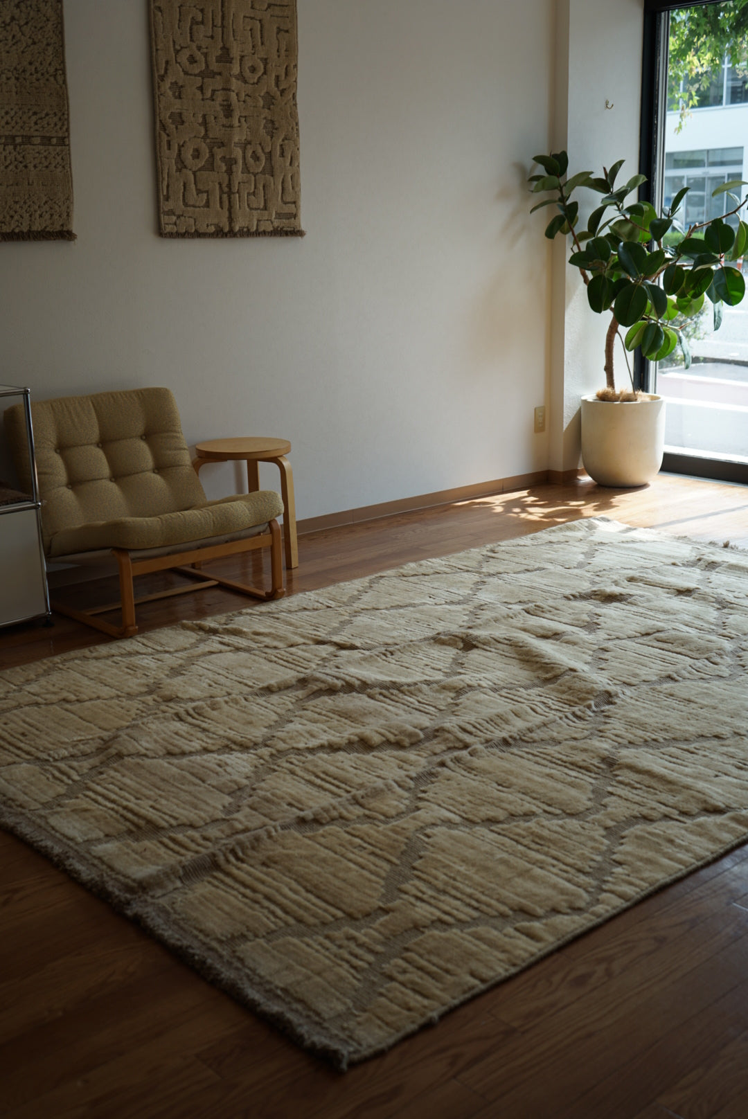 店頭販売 ORIGINAL IRAN QASHQAI KILIM LIVING MAIN SIZE " DIAMOND " 300 × 200 cm
