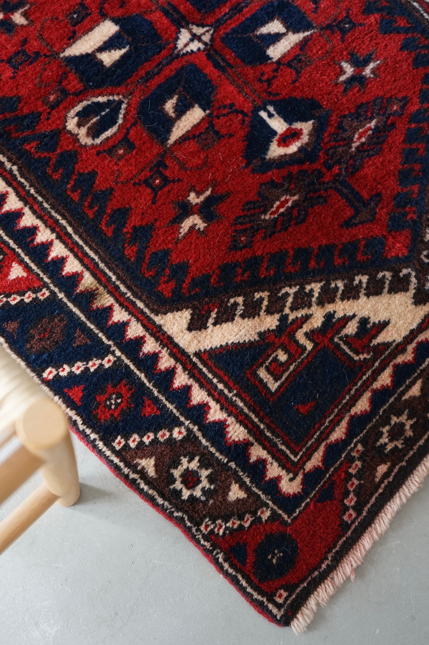 TURKEY VINTAGE ANATOLIA "NOMAD LIFE" 1980年代 109 × 85.5 cm