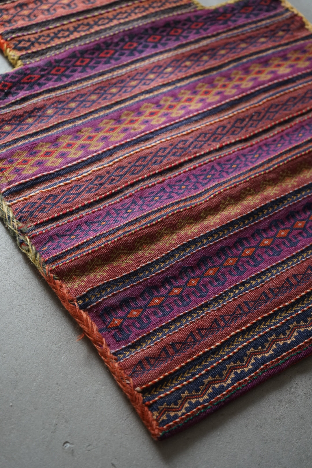 AFGHANISTAN-IRAN OLD QALAI NAW SALT BAG 1980年 56.5 × 40.5 cm