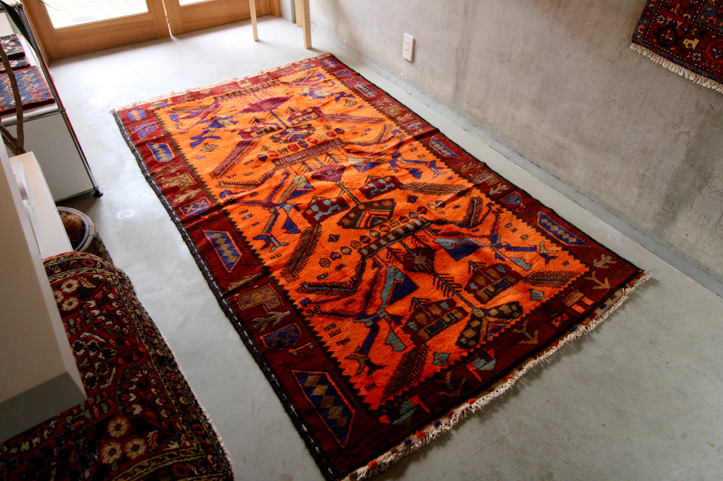 AFGHANISTAN VINTAGE BALUCH 1980-1985年 216 × 129 cm