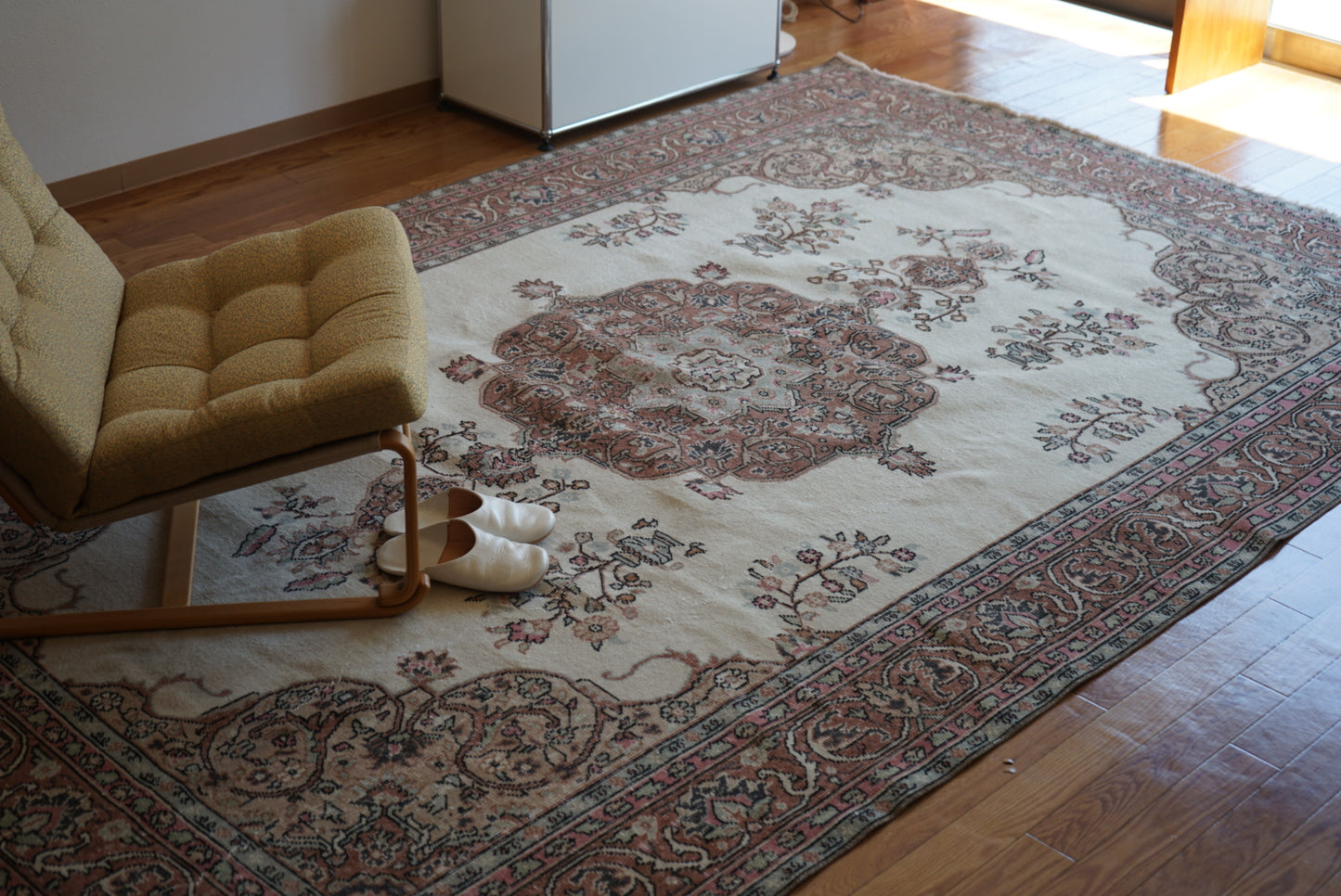 Türkiye Old Isparta Pink Beige 1950-1960年代 312 × 198 cm