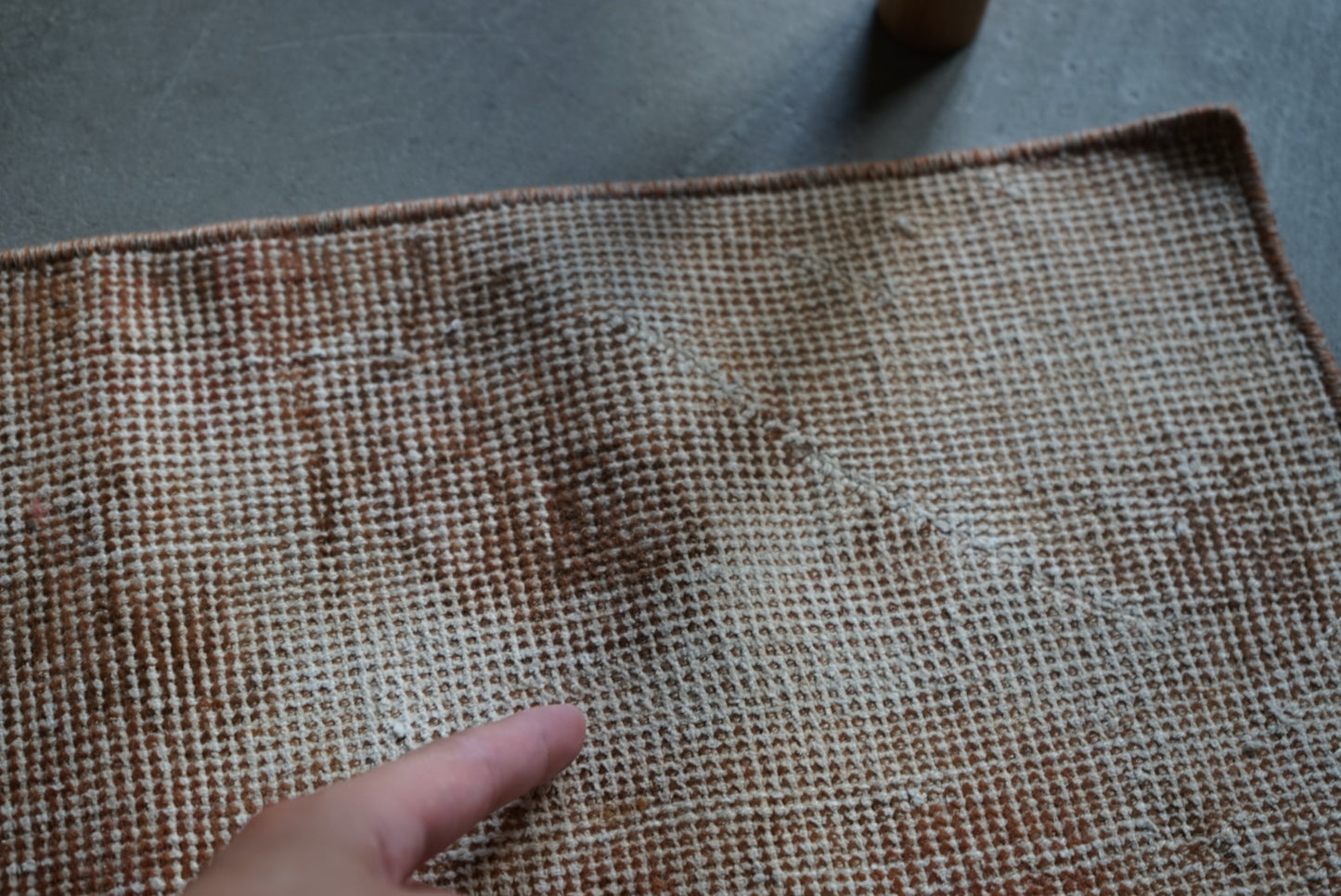 TURKEY VINTAGE SMALL RUG PALE RED 74 × 50 cm No.TR25160