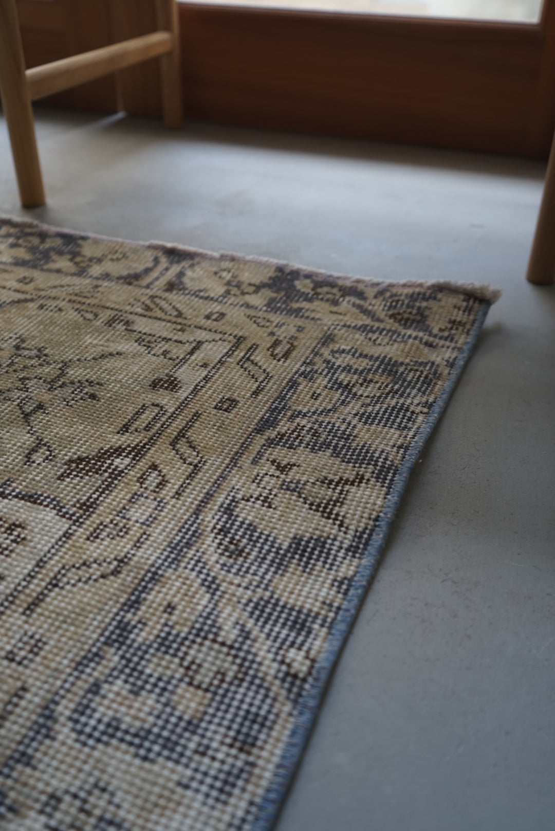 Türkiye Old Isparta Beige , BlueGlay 1970年代 267 × 169 cm No.TR25289